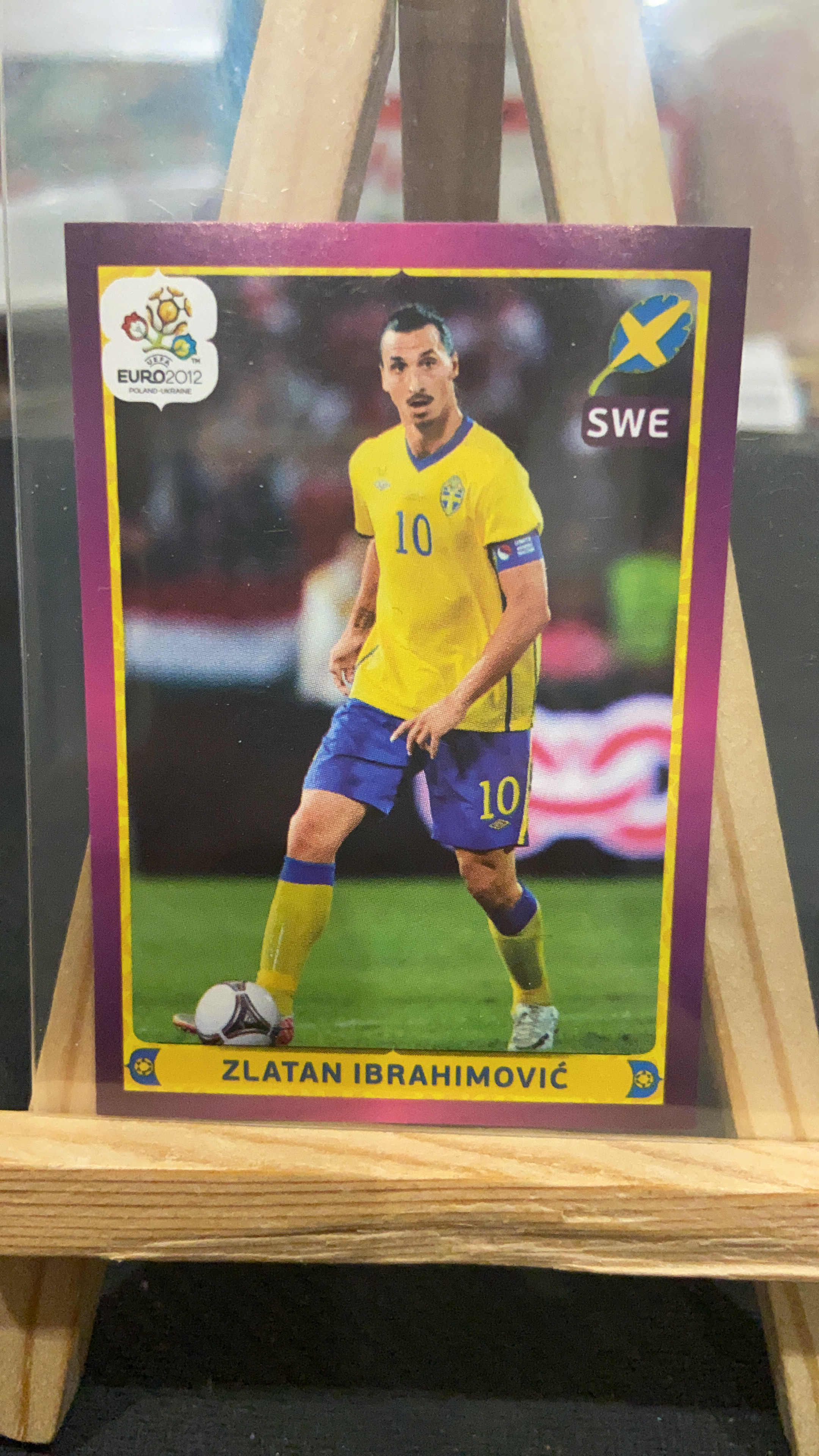 2012 Panini Euro 欧洲杯 贴纸 【不累计】 瑞典 AC米兰 伊布拉希莫维奇 大比例 凑套