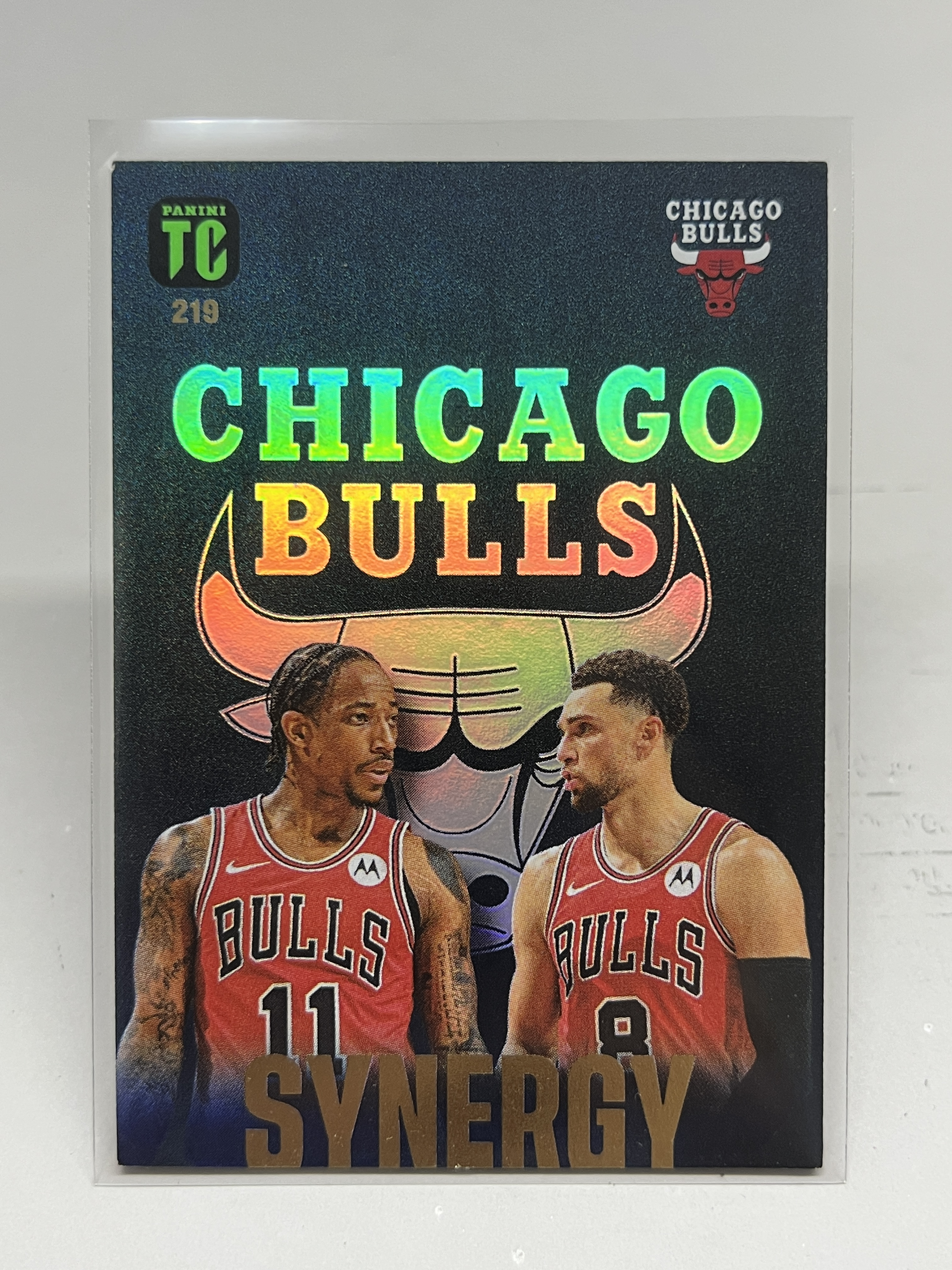 2023-24 Panini Top Class Zach LaVine Demar DeRozan【接寄拍 挂机拍卖】帕尼尼 扎克·拉文 德罗赞 公牛 队徽 折射 双人特卡 #219 卡品如图