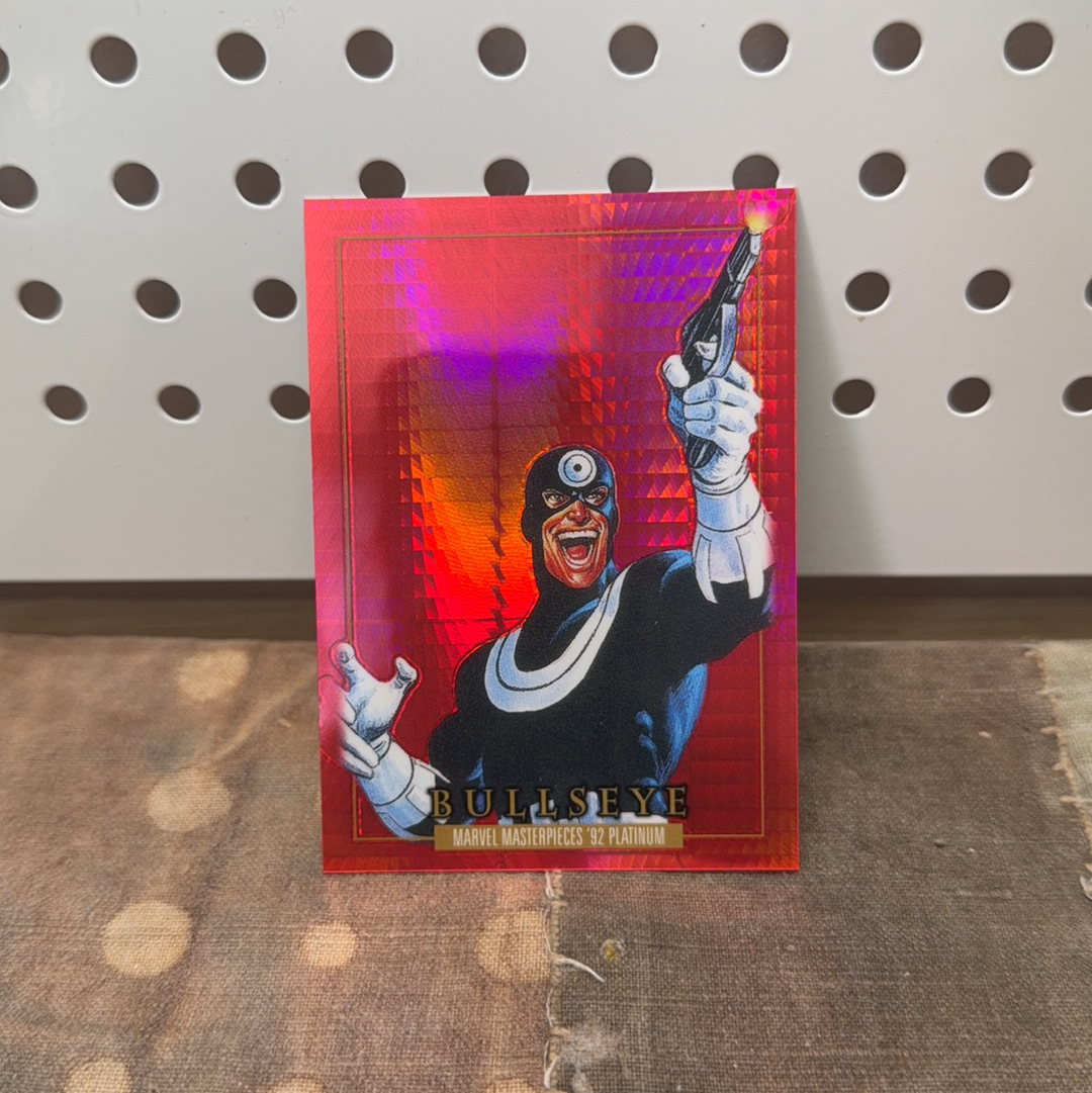 2024 SkyBox Marvel (MCU) 漫威 masterpieces 92 Platinum 92 白金 大师复刻 红棱镜折 069/492 靶眼 Bullseye