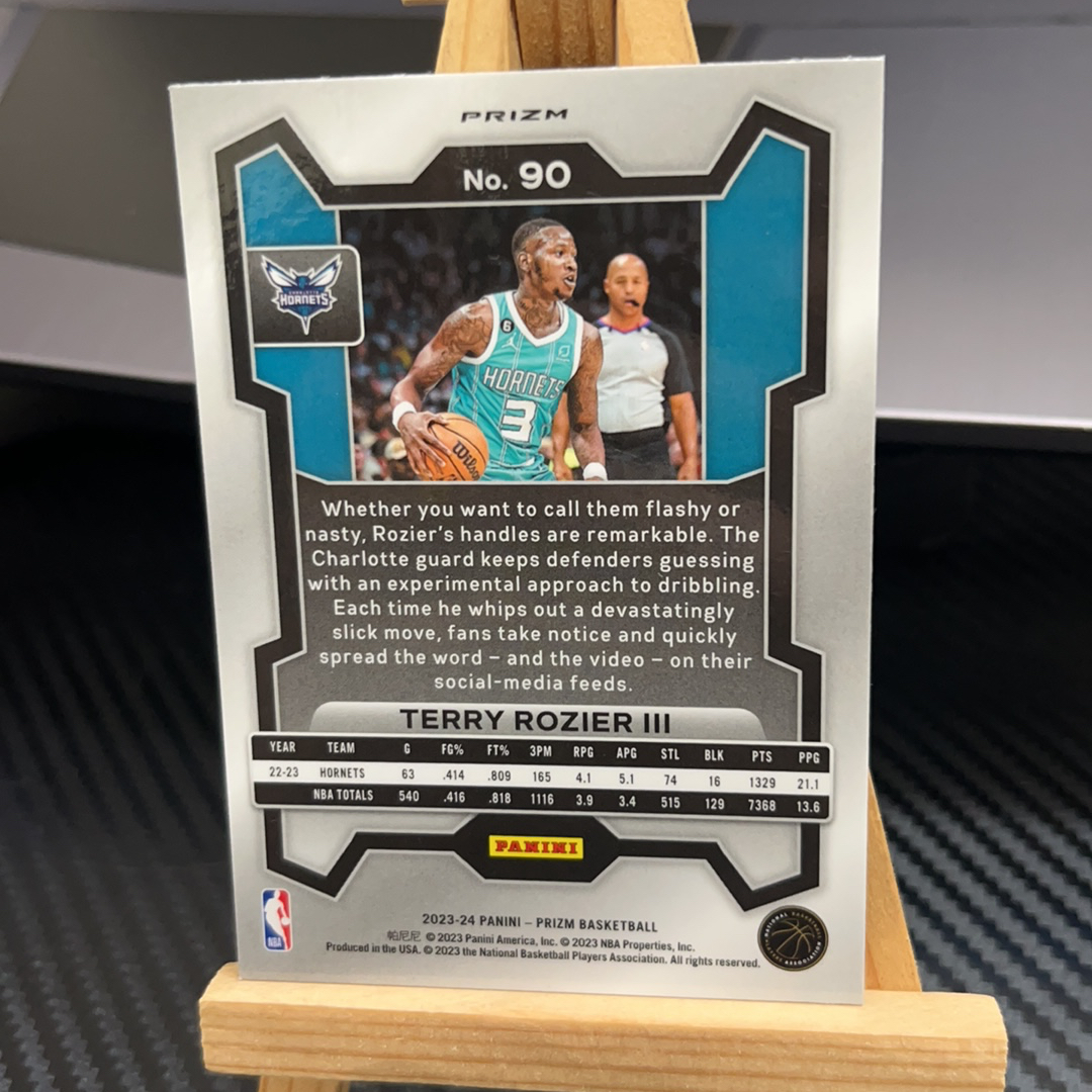 2023-24 Panini Prizm Terry Rozier 罗齐尔 黄蜂 银折 折射 prizm系列 pz 卡品如图 凑图必备 值得收藏!免费代卖!