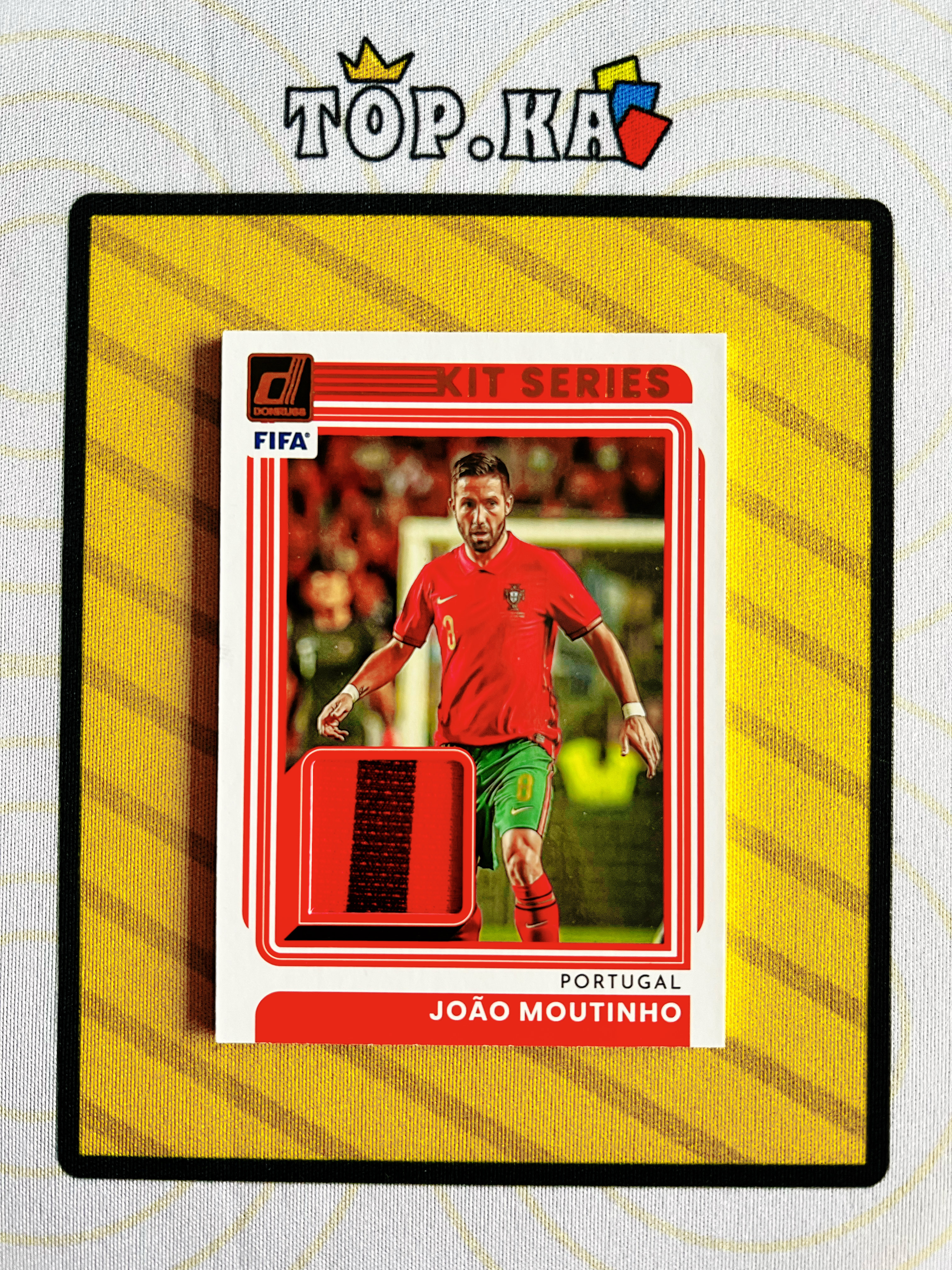 【顶尖卡社】 2022-23 Panini Donruss Joao Moutinho 若奥 穆蒂尼奥 小窗 球衣 物料 葡萄牙 详情看描述 瑕疵如图【LIUN】