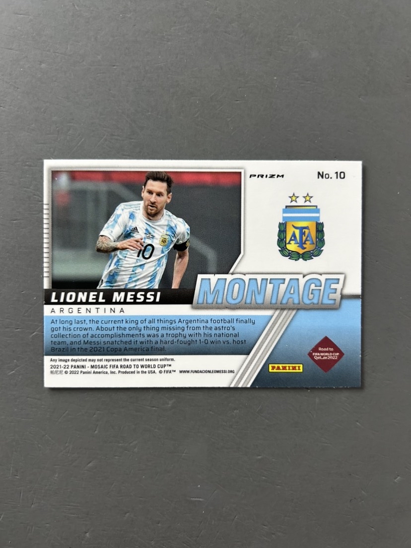 【集卡拍卖】2021-22 Panini MOSAIC FIFA RD/WC Lionel Messi 马赛克 世界杯 梅西 阿根廷中场 ...