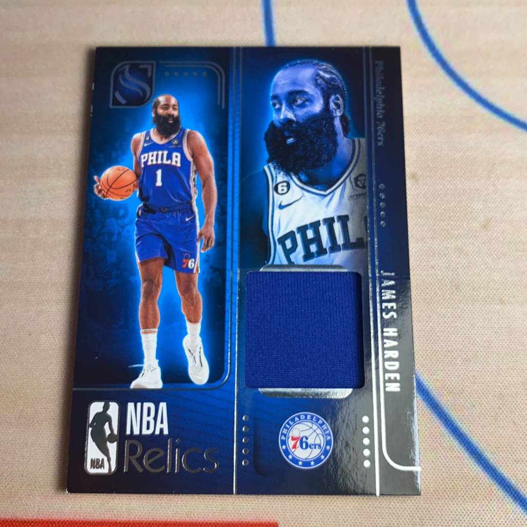 2024-25 Panini Silhouette James Harden 银平行 76人 詹姆斯 哈登 小窗物料 亲穿gu 剪影系列 卡品如图 凑套必备