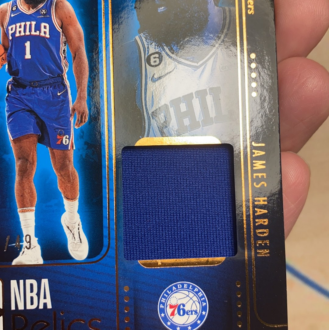 2024-25 Panini Silhouette James Harden 铜平行 49编 76人 詹姆斯 哈登 小窗物料 亲穿gu 剪影系列 卡品如图 凑套必备