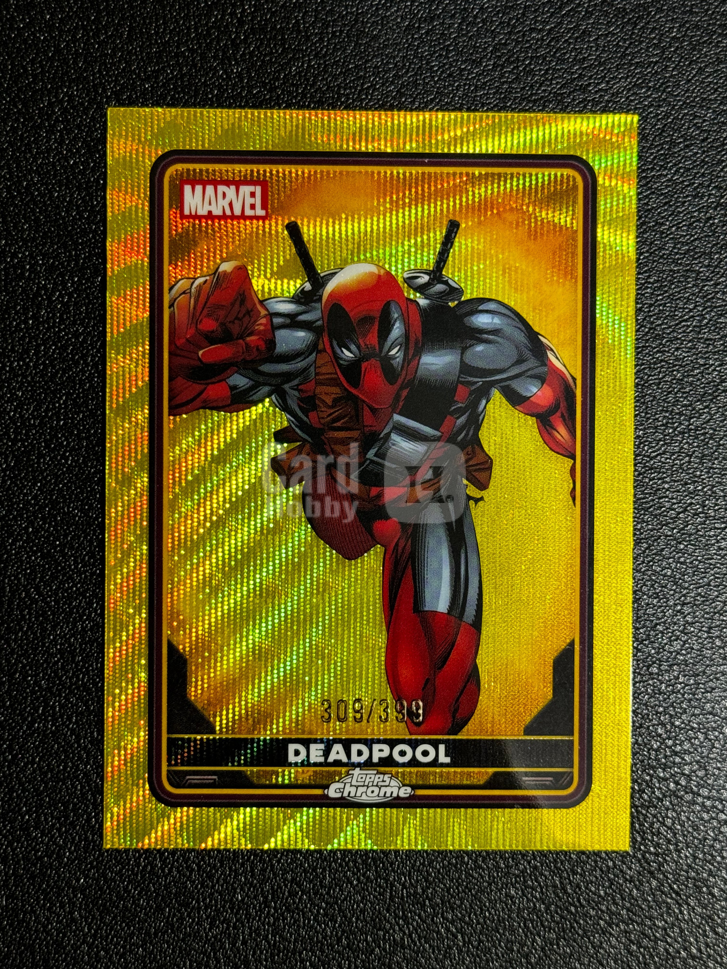 2025 Topps Marvel (MCU) 老王代理拍卖 漫威 影视 死侍 金刚狼 Deadpool Wolverine 黄折 399编 Wade Wilson 韦德・威尔森 卡品如图 TG