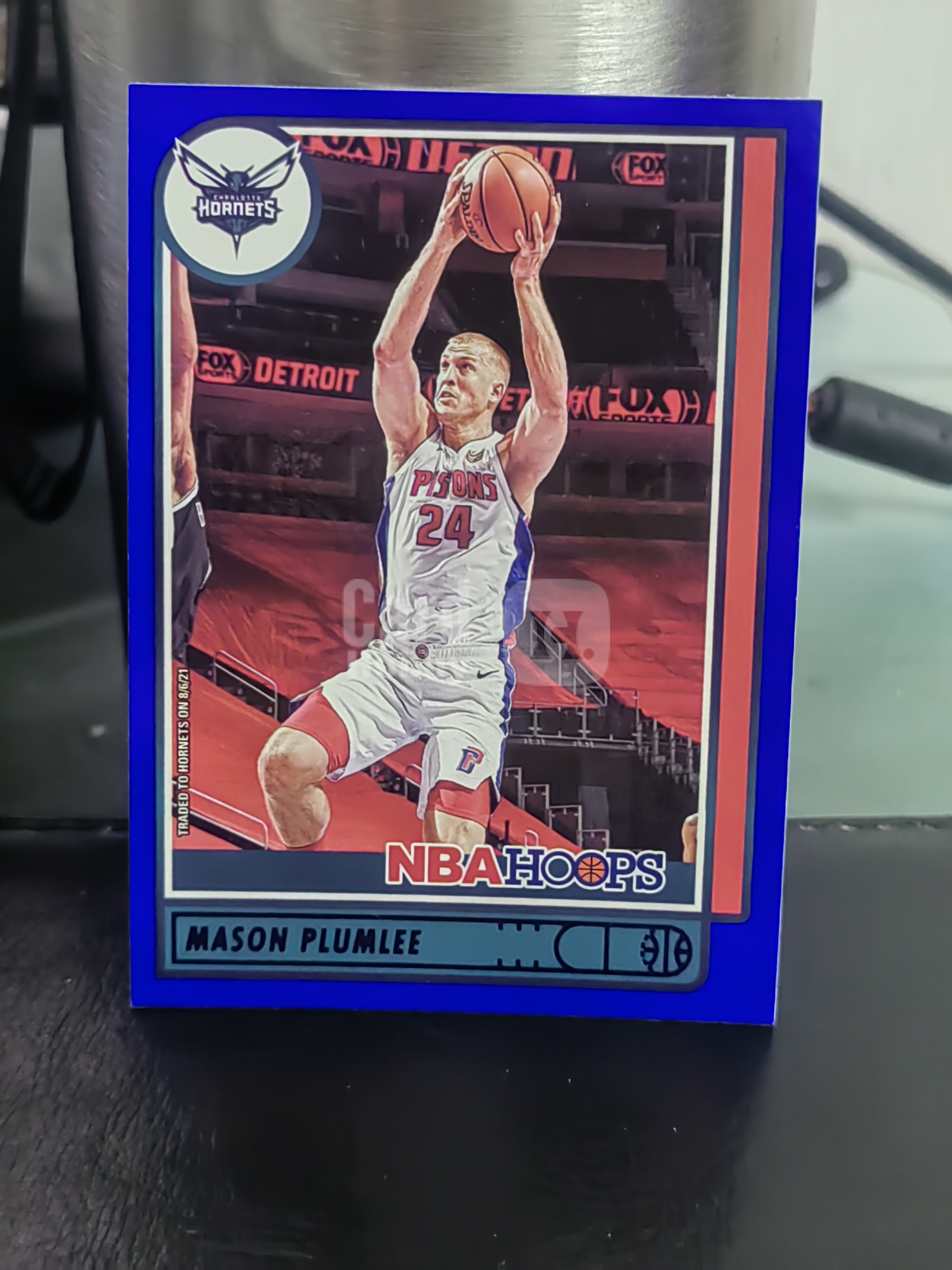 2021-22 Panini Hoops Mason Plumlee 梅森 普拉姆利 黄蜂 蓝平行 篮 白边白角 卡品如图 不保卡品
