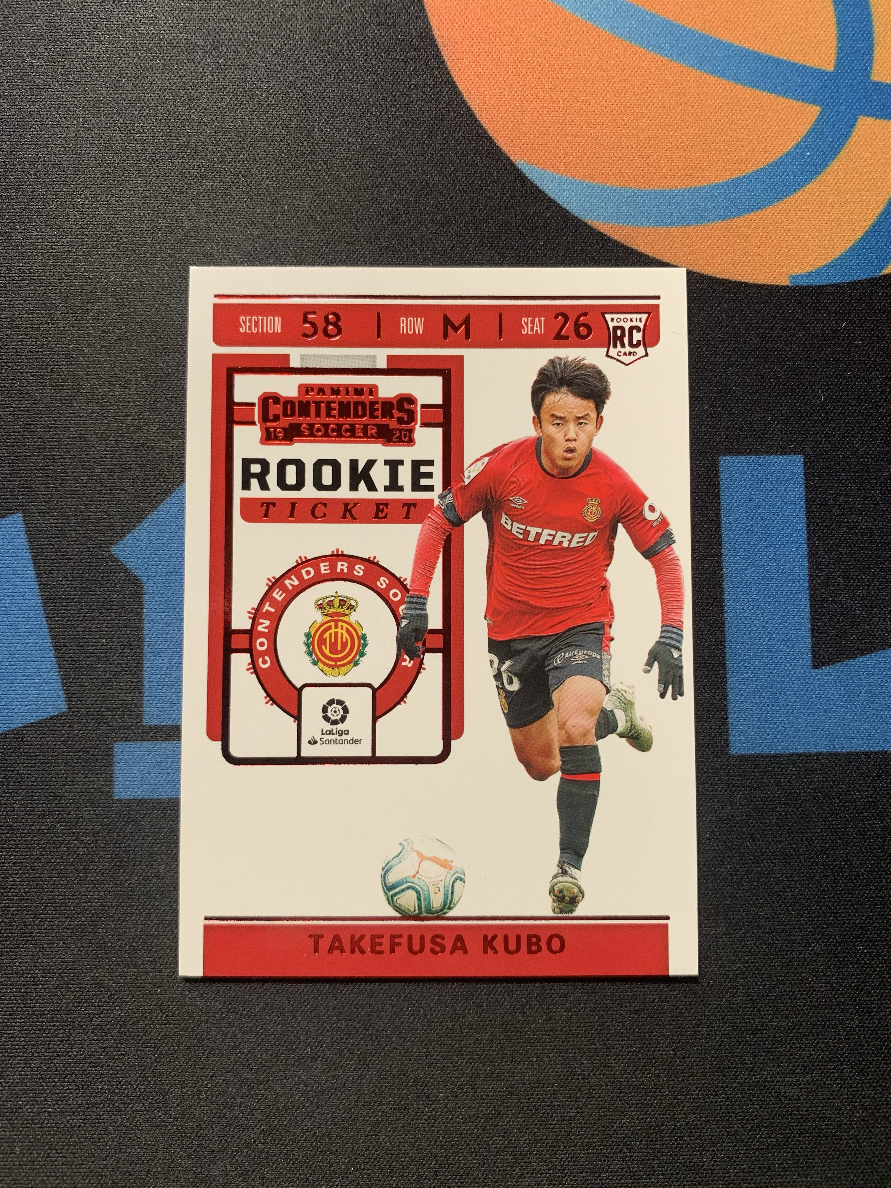 2019-20 Panini Chronicles Takefusa Kubo RC 编年史 马略卡 皇马皇家马德里 皇家社会 久保建英 RC新秀 球票 请仔细阅读描述 小鱼儿BLM