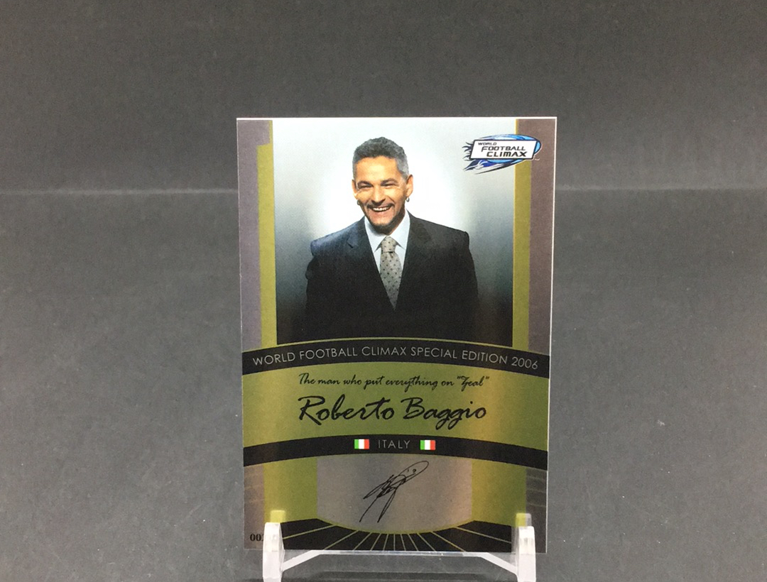【DC拍卖】12.06 JTL SEGA WORLD FOOTBALL CLIMAX SPECIAL EIDITON 带印签 意大利队传奇名宿 忧郁王子 罗伯托 巴乔