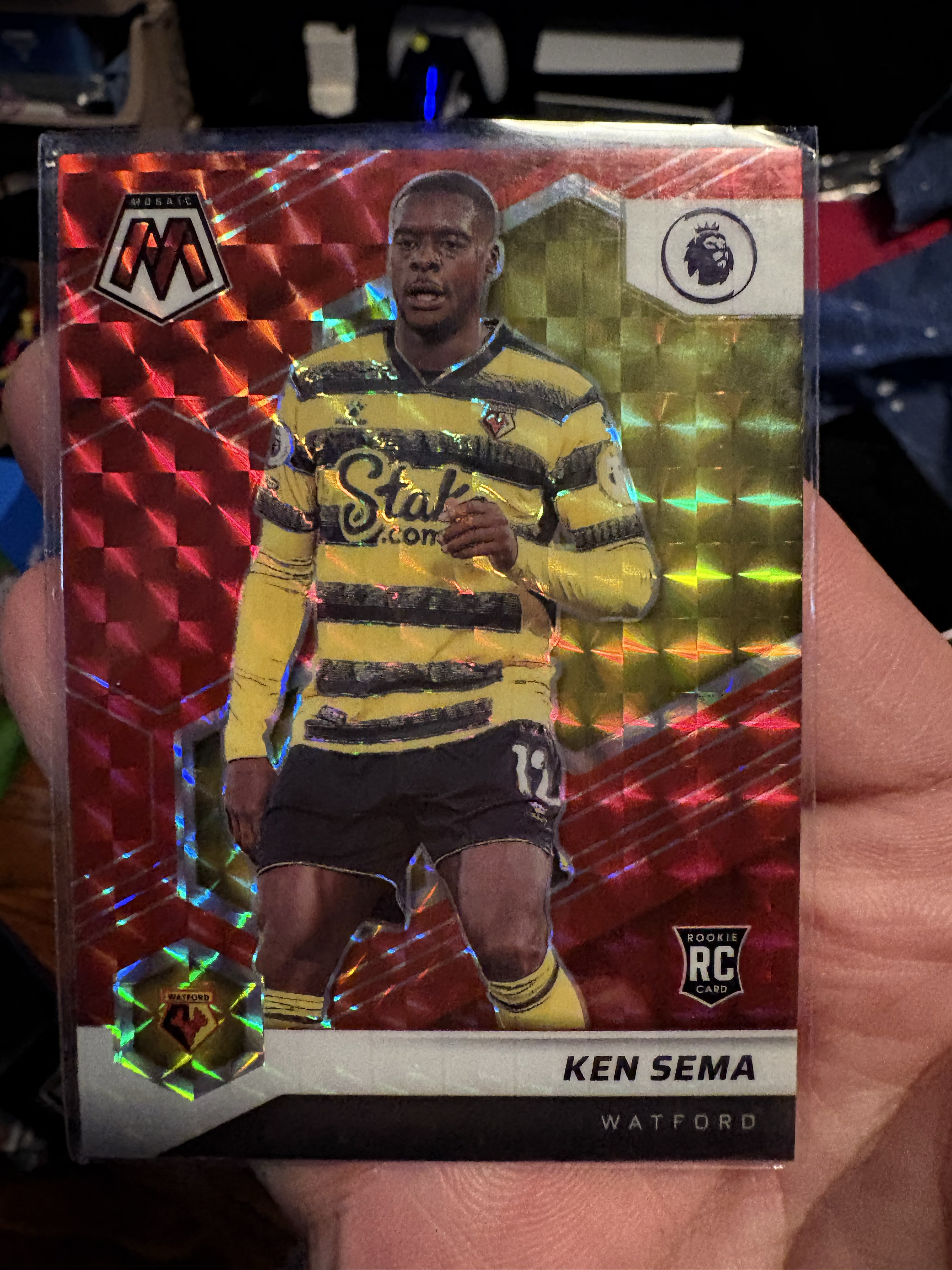2021-22 Panini Mosaic Euro sema RC 英超馬賽克 紅馬賽克折 Base 沃特福德 montage 塞馬