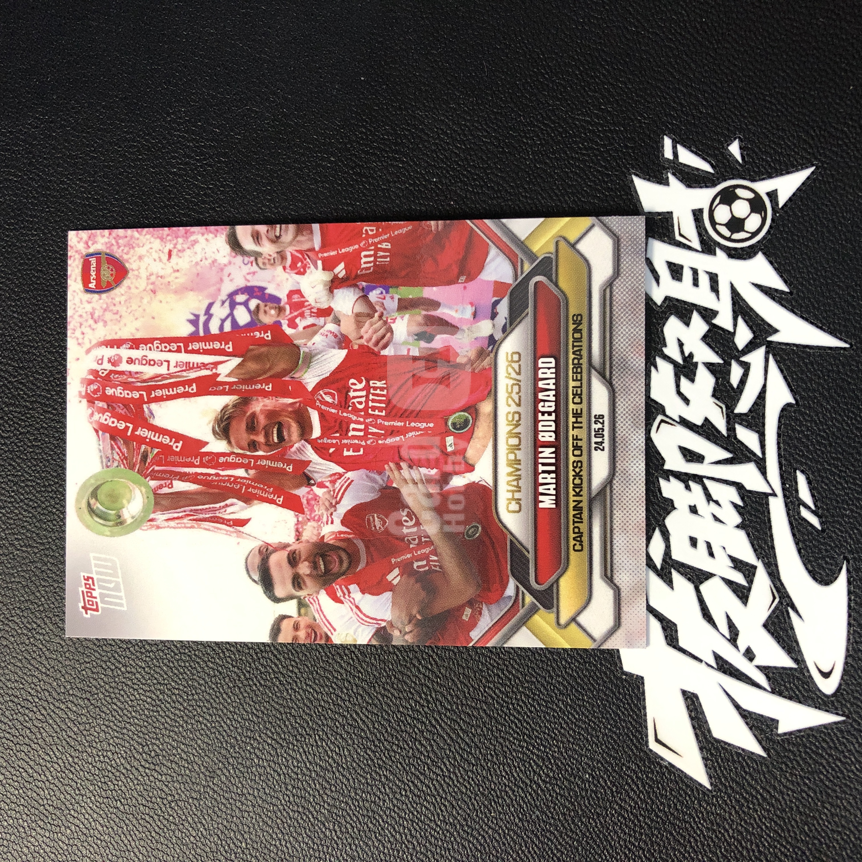 【拔脚代卖】2026 Topps Now 英超 马丁 厄德高 Martin Odegaard 阿森纳 枪手 率领阿森纳夺得25/26赛季英超冠军 纪念卡 瑞典国家队收藏必备 瑕疵如图｜拔脚沙漠BH6