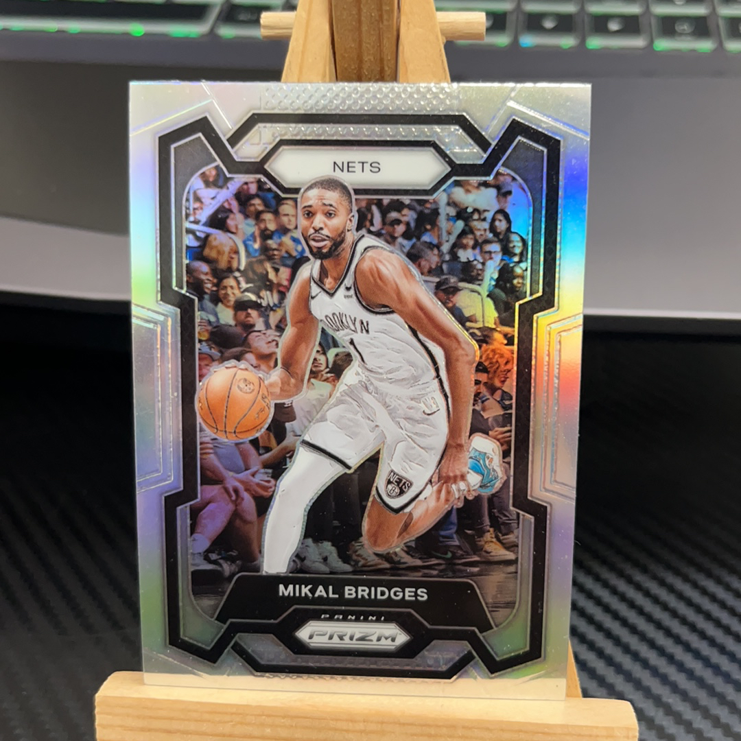 2023-24 Panini Prizm Mikal Bridges 布里奇斯 篮网 银折 折射 prizm系列 pz 卡品如图 凑图必备 值得收藏!免费代卖!