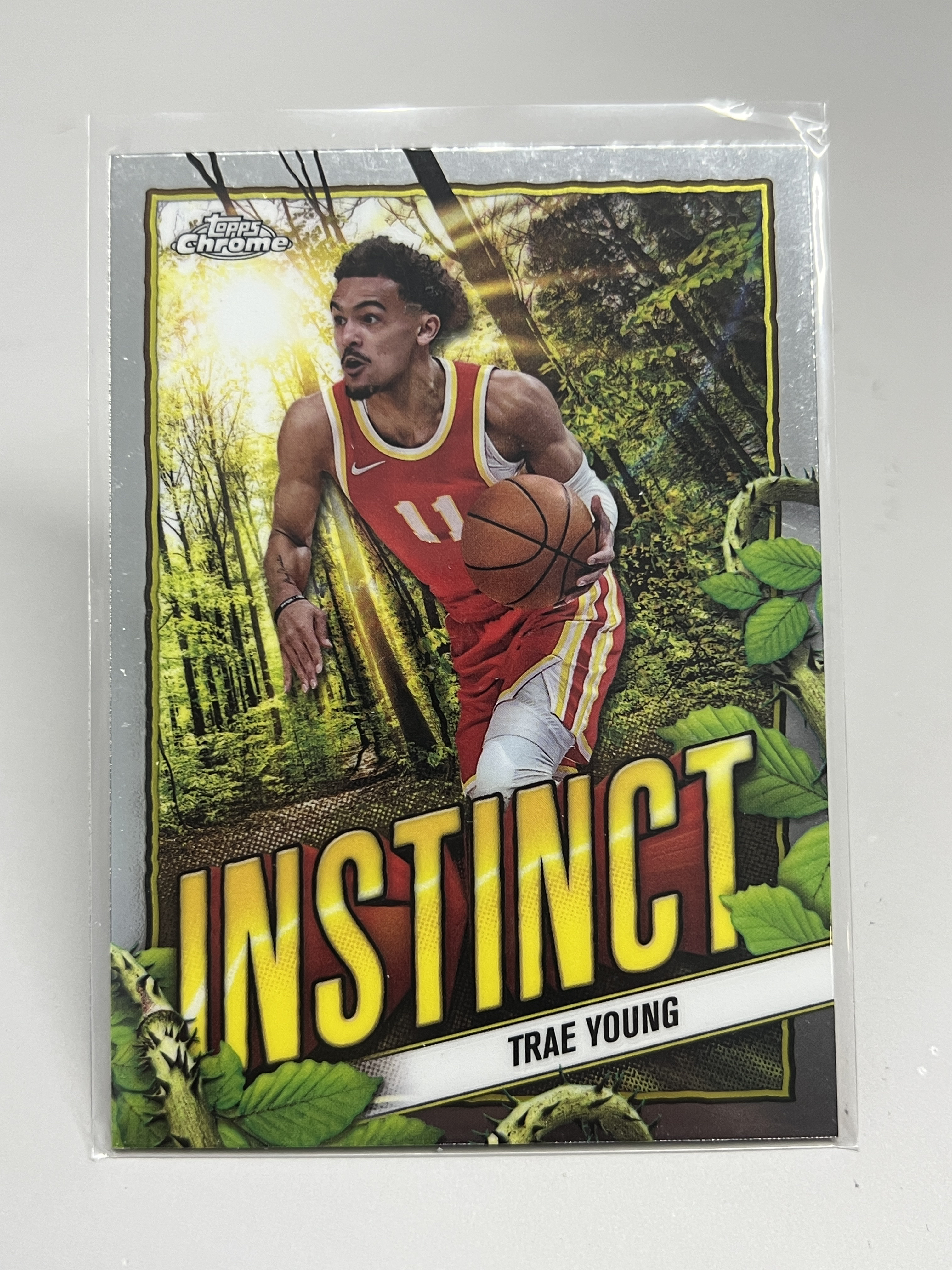 2025 Topps Chrome Trae Young【挂机拍卖】老鹰 特雷·杨 吹杨 纽约市长 Instinct特卡 #5 收藏 凑套 卡品如图