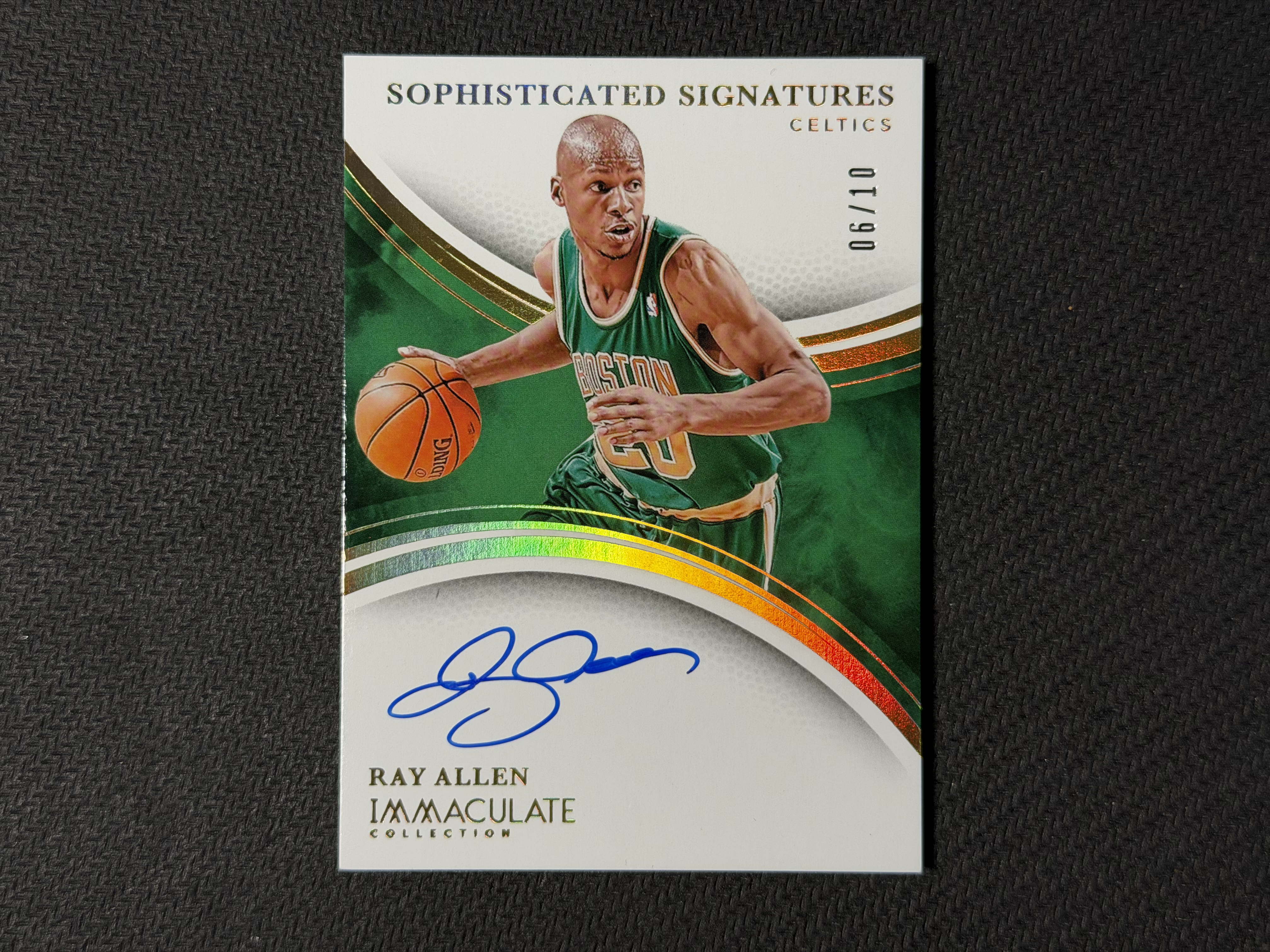 2024-25 Panini Immaculate Ray Allen 🤞不顶价 不做价🤞IMM 凯尔特人 雷 阿伦 君子雷 06/10编 低编 金平行 签字卡签 传奇名人堂 名宿 轻印轻白边