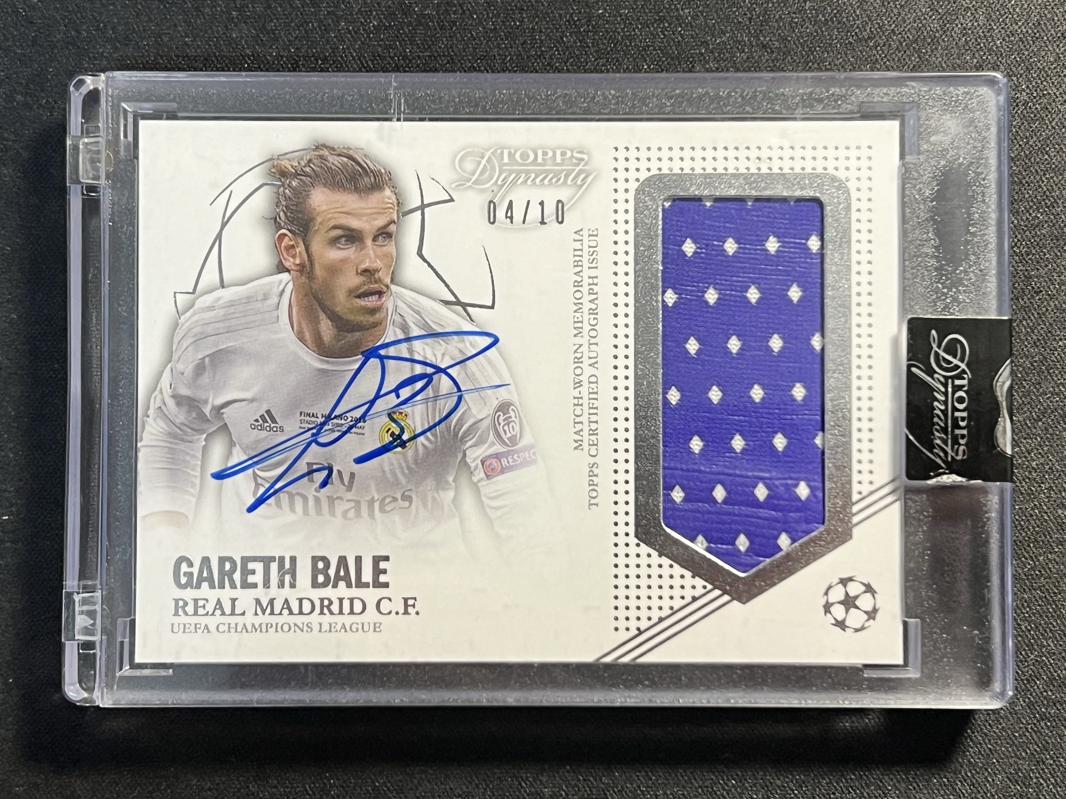 2023 Topps Dynasty Gareth Bale 王朝 加雷斯贝尔 4/10编 签字/卡签!切割GU落场Patch,皇马/皇家马德里,C罗本泽马BBC,热刺,威尔士民族英雄【珞珈拍卖】