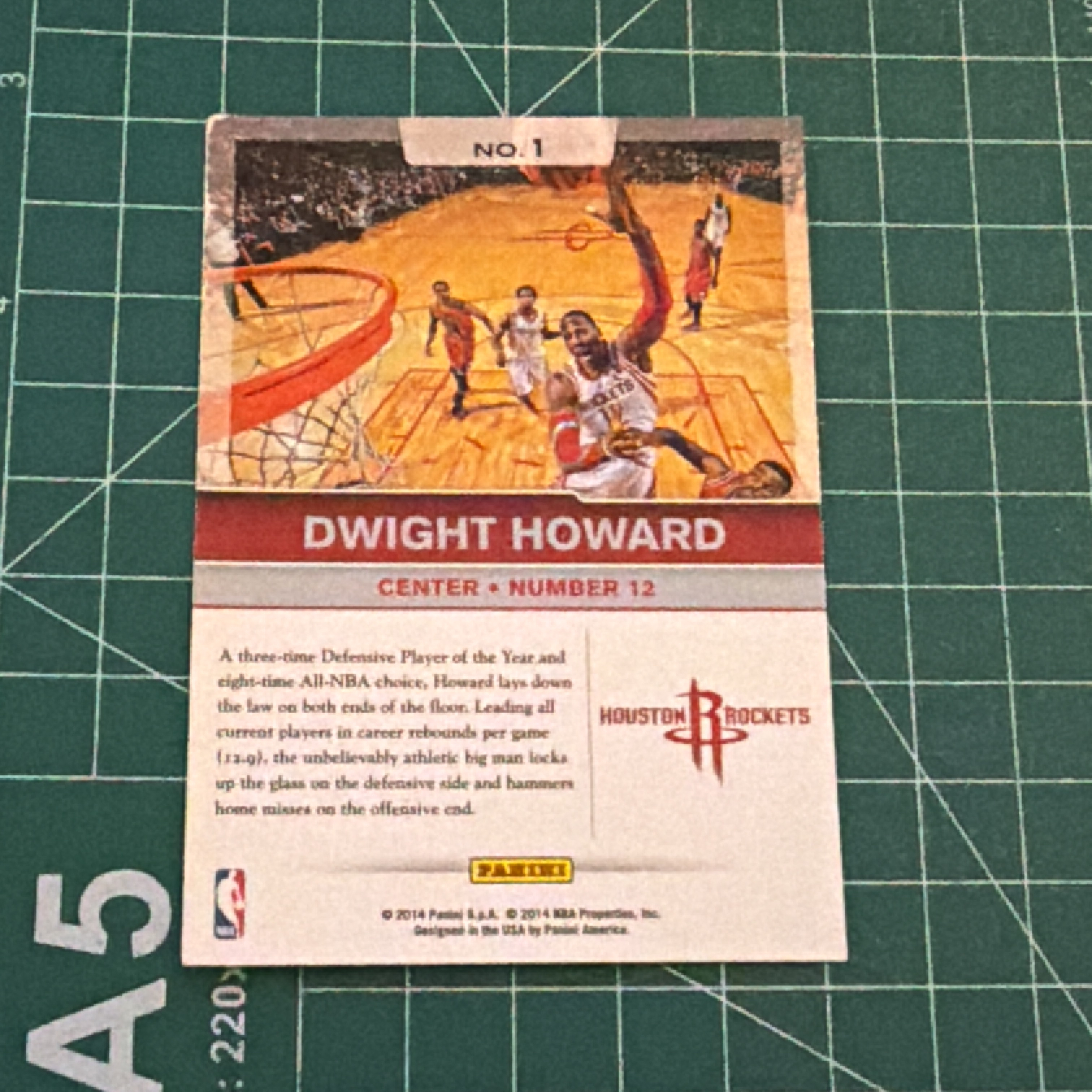 2014-15 Panini S.p.A Dwight Howard 中雅图/中亚图 德怀特霍华德 火花 横版特卡 篮圈 End 2 End 闪卡 老卡 绝版卡 稀有大比例