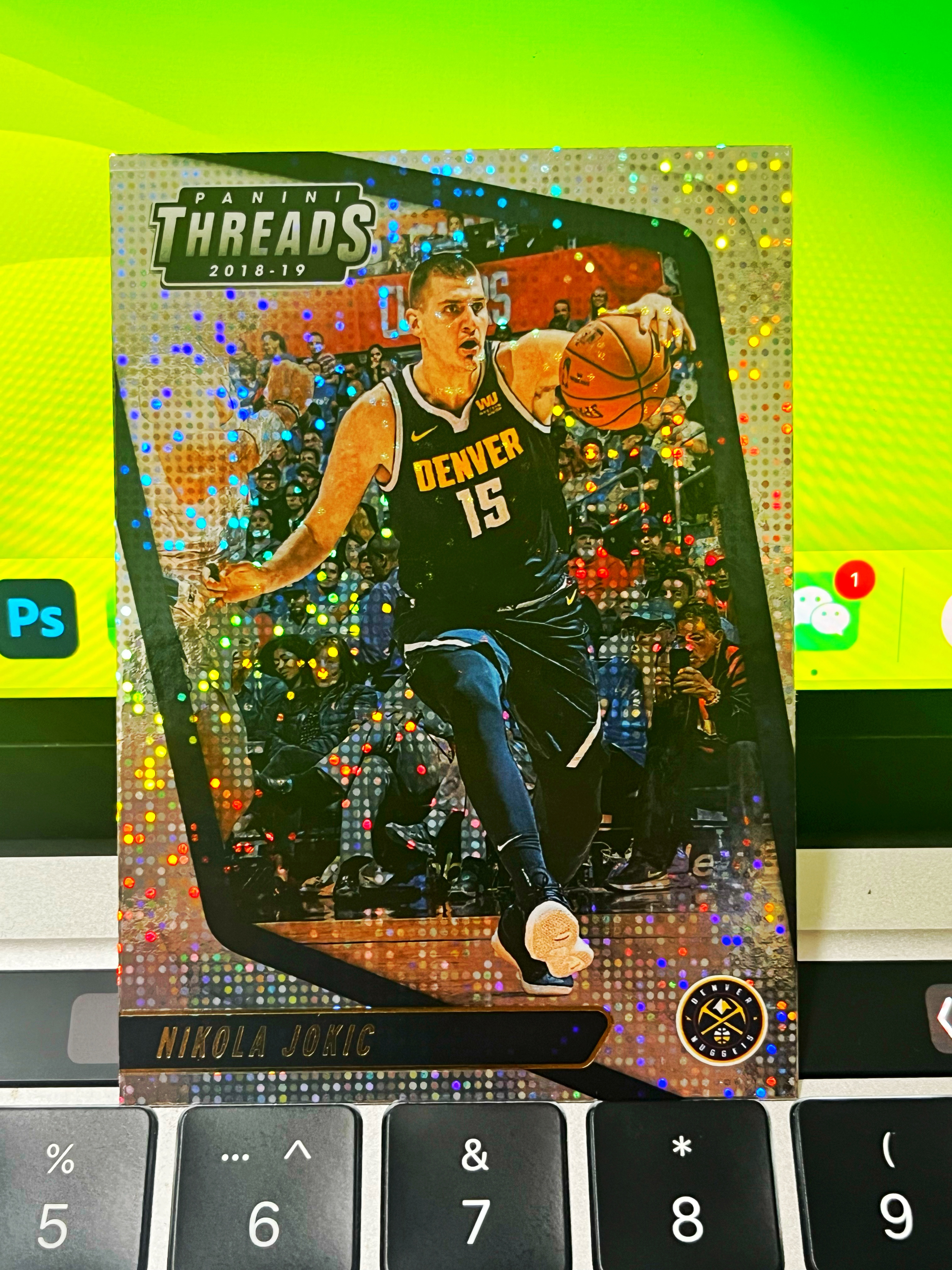 2018-19 Panini Threads Nikola Jokic 比例折射小背心 Nikola Jokic 尼克拉 约基奇 普卡disco折射！掘金队超级巨星 联盟第一中锋 凑套必备