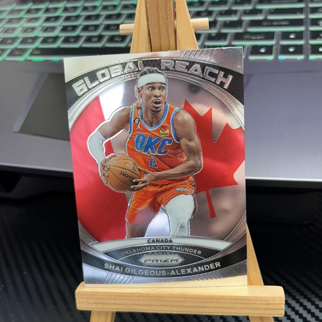 2023-24 Panini Prizm Shai Gilgeous-Alexander sga 亚历山大 雷霆 总冠军 prizm系列 特卡 pz 卡品如图 凑图必备 值得收藏!免费代卖!