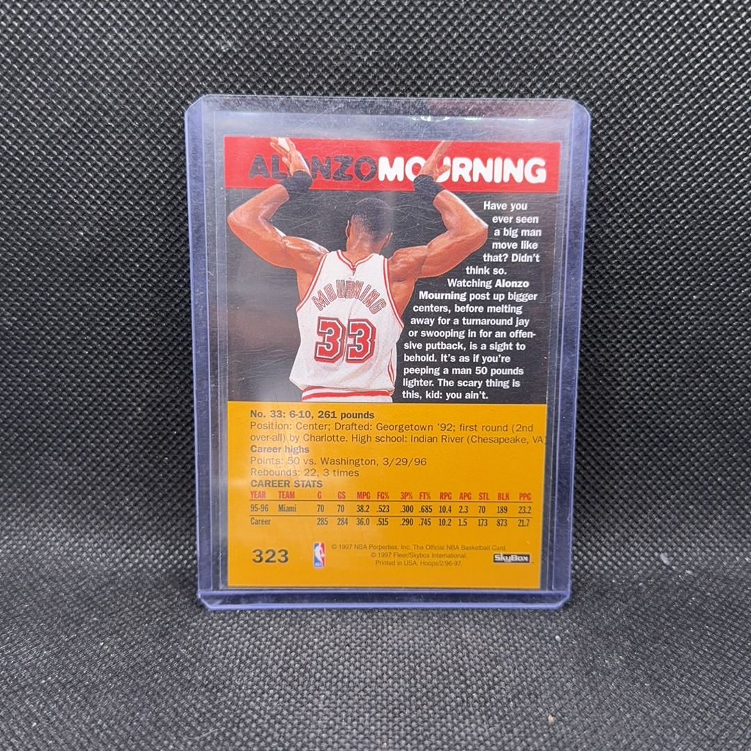 【Roseee代卖】1997-98 Skybox SLAM Alonzo Mourning Miami Heat 阿朗佐 莫宁 杂志特卡 老卡 老特 稀有 纯