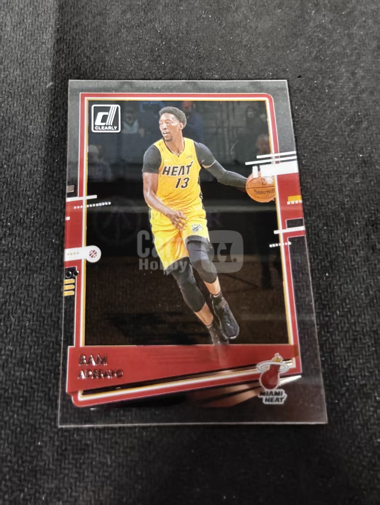 2020-21 Panini Clearly Donruss Bam Adebayo 巴姆 阿德巴约 热巴 热火 杜蕾斯 胶片 划痕 边角瑕疵 #30