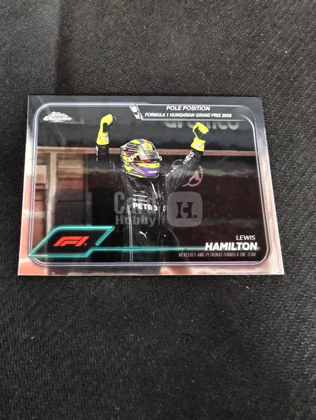 2024 Topps Chrome F1 Lewis Hamilton 刘易斯 汉密尔顿 奔驰AMG车队 老汉 划痕 边角瑕疵 #158