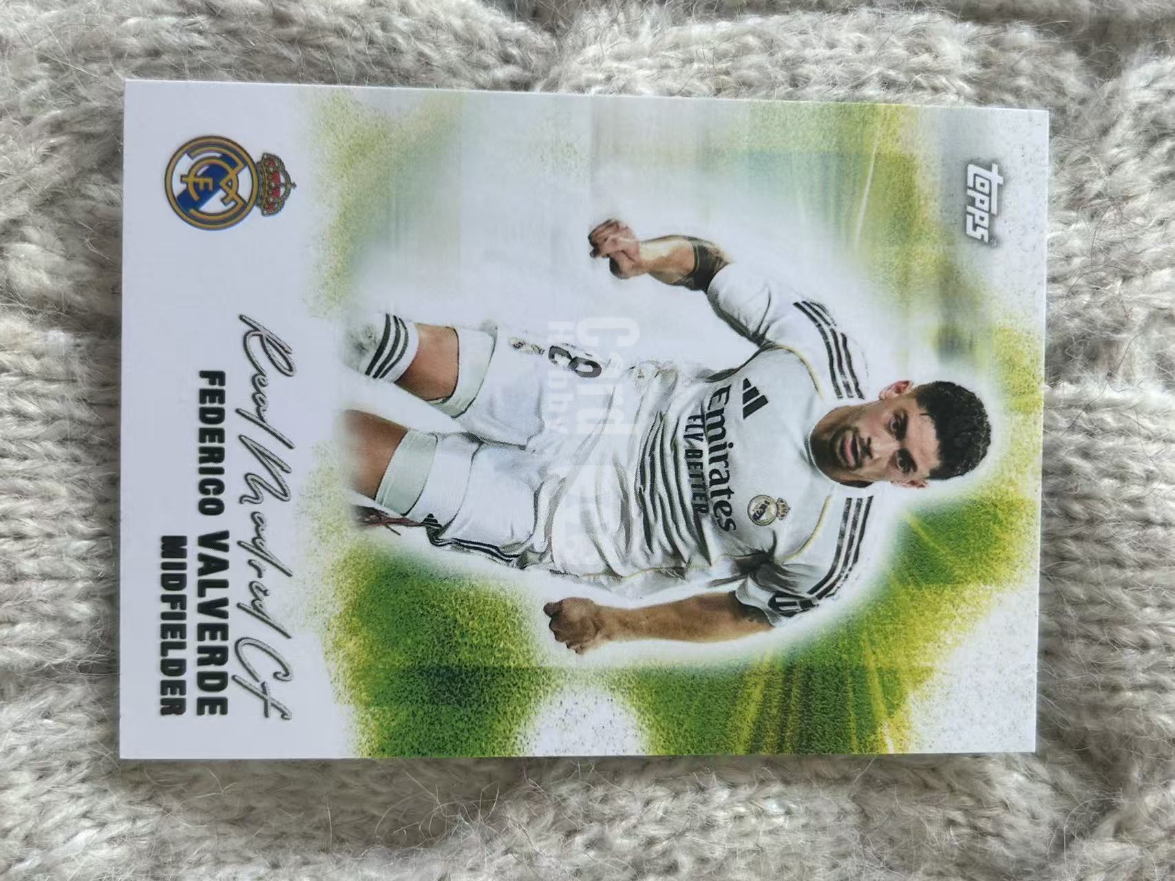 2022 Topps UGG Federico Valverde 费德里科・巴尔韦德 - 皇马乌拉圭中场,跑动能力强,远射威力十足,攻防全能,球队夺冠功臣,凑套必备