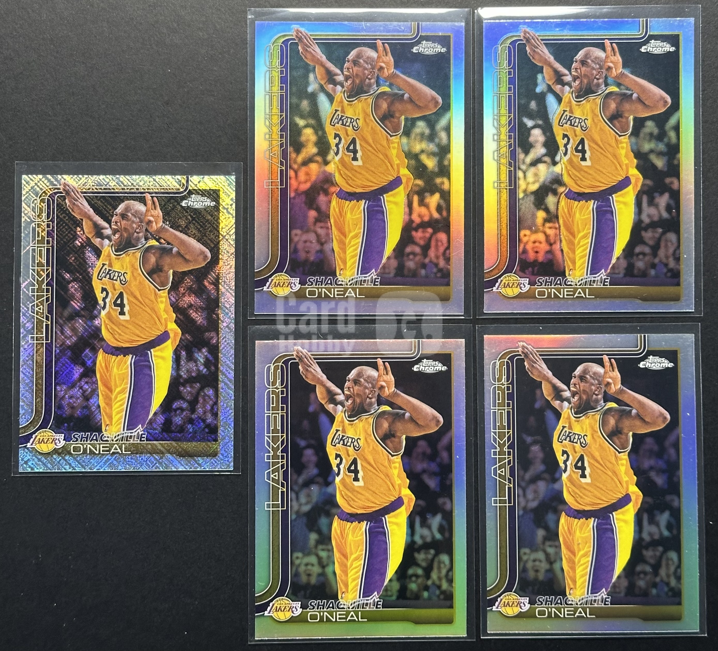 2# 2026 Topps Chrome Shaquille O'Neal Update TCU 大鲨鱼 奥尼尔 湖人 正银折 折射 lot不保卡品【怪兽代卖】#ZZzz