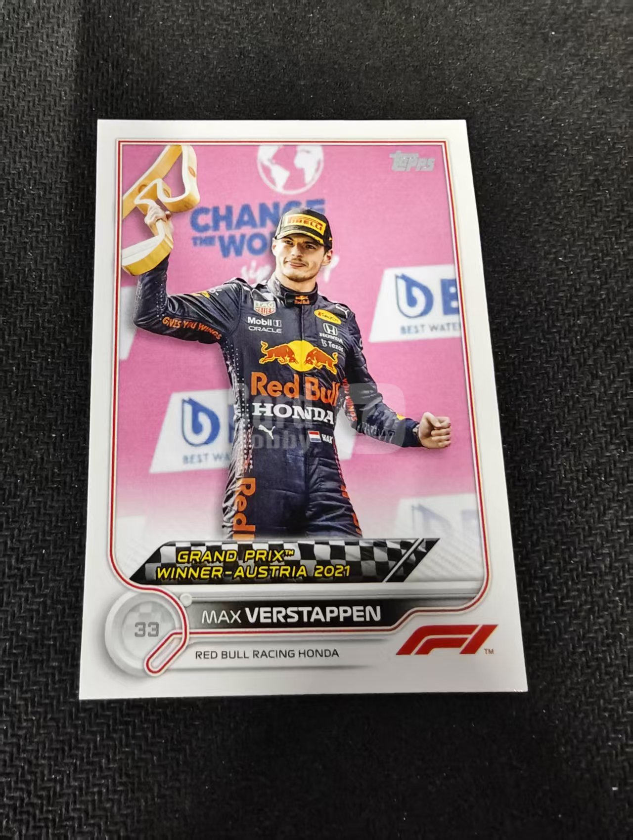 2022 Topps Chrome F1 Max Verstappen 维斯塔潘 红牛 划痕 边角瑕疵 @159
