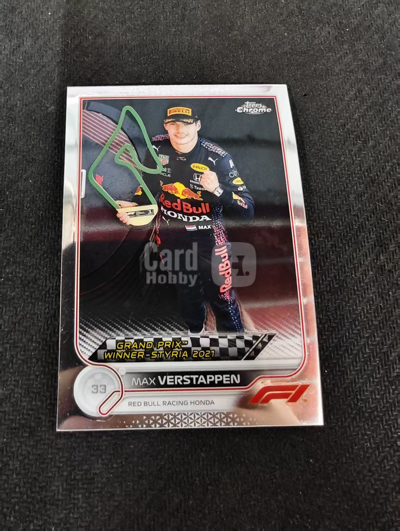 2022 Topps Chrome F1 Max Verstappen 维斯塔潘 红牛 划痕 边角瑕疵 #158