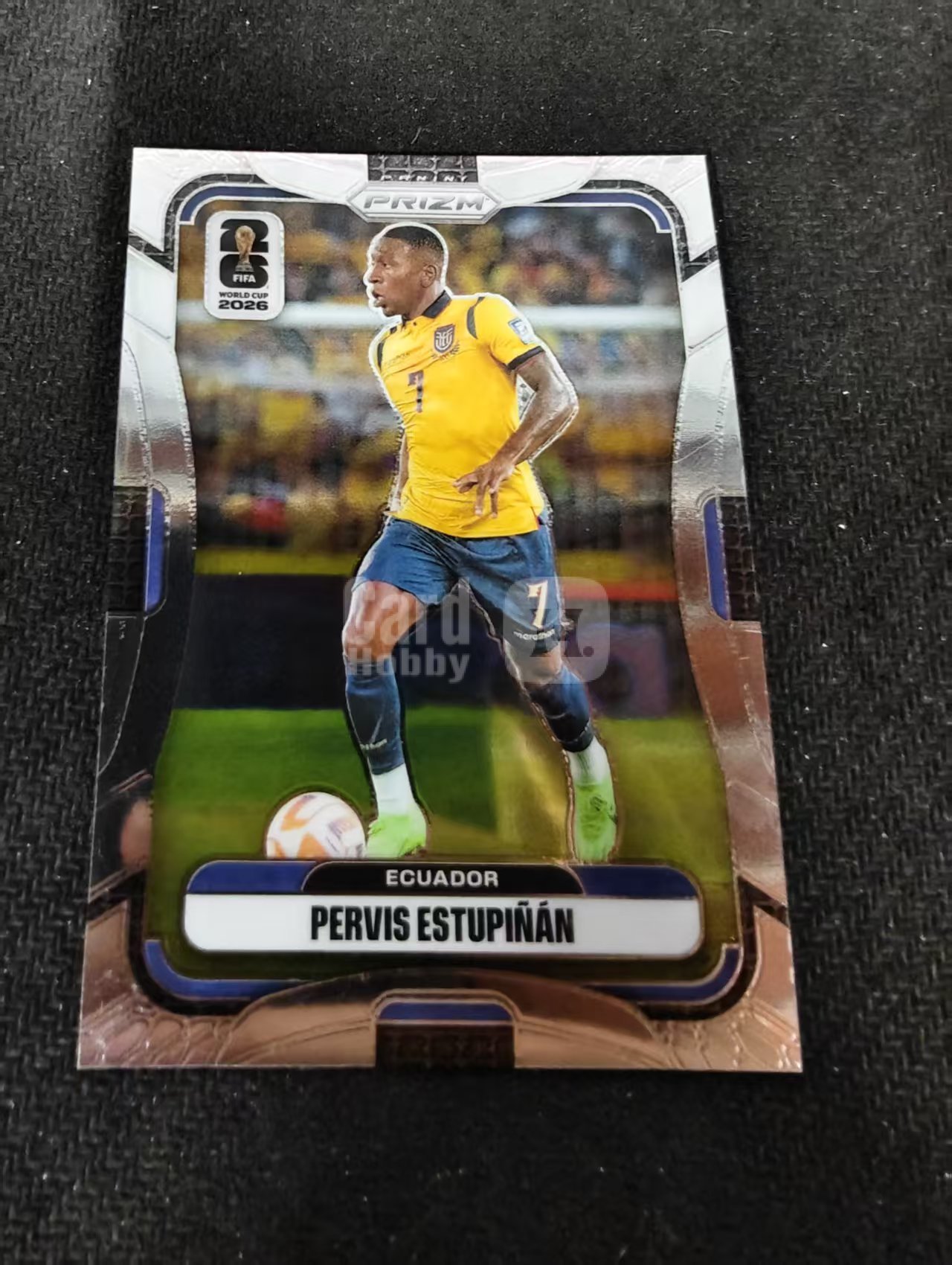 2026 Panini World Cup Prizm Pervis Estupinan 世界杯PZ 厄瓜多尔 埃斯图皮南 PZ世界杯 划痕 边角瑕疵#212