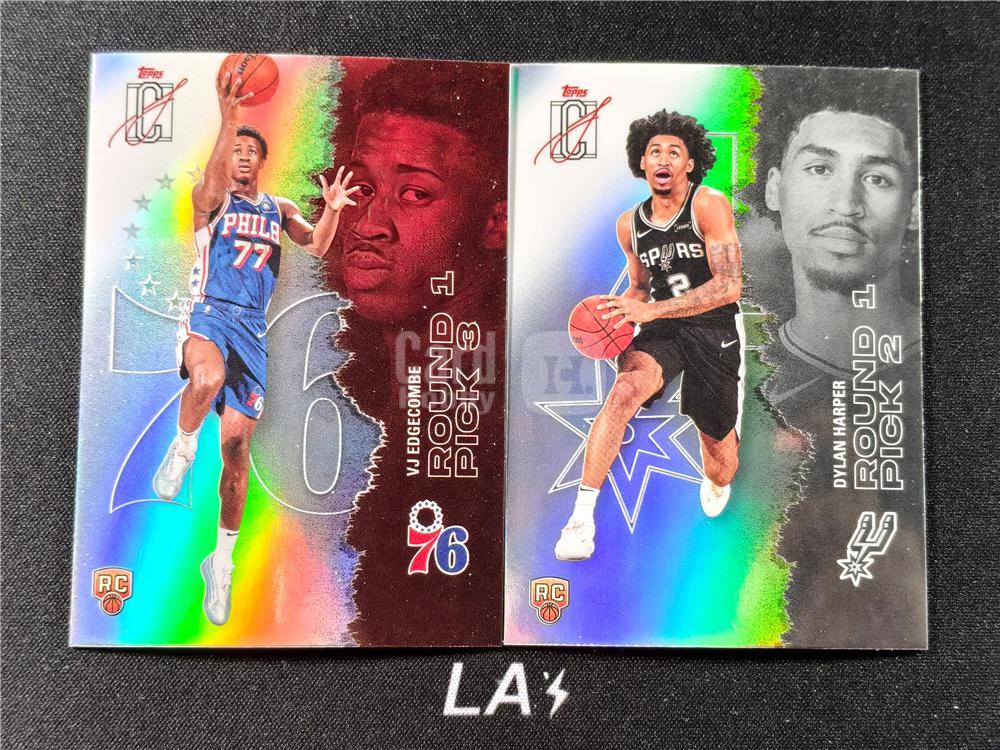 【LA拍卖-直通车】2025-26 Topps Signature Class Dylan Harper VJ Edgecombe 签字盒 ...