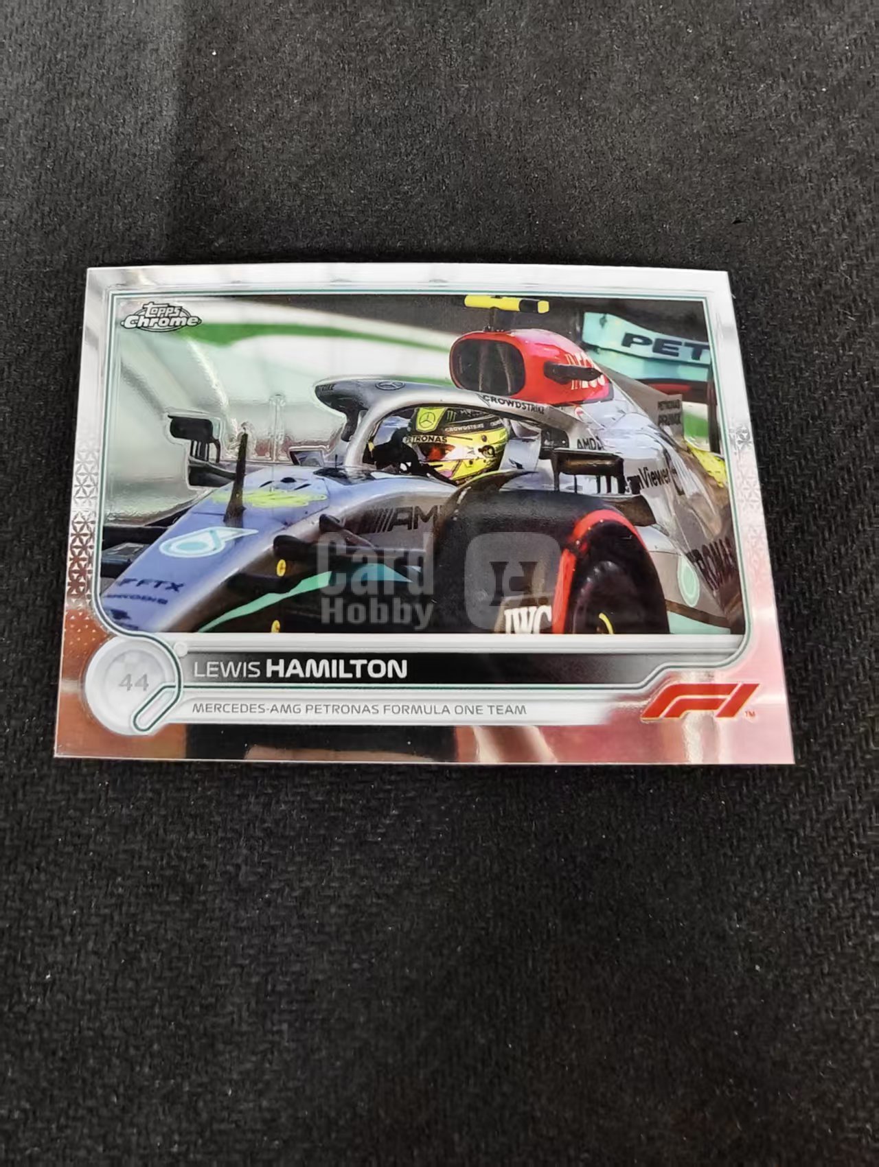 2022 Topps Chrome F1 Lewis Hamilton 刘易斯 汉密尔顿 AMG梅赛德斯奔驰 划痕 边角瑕疵 #7