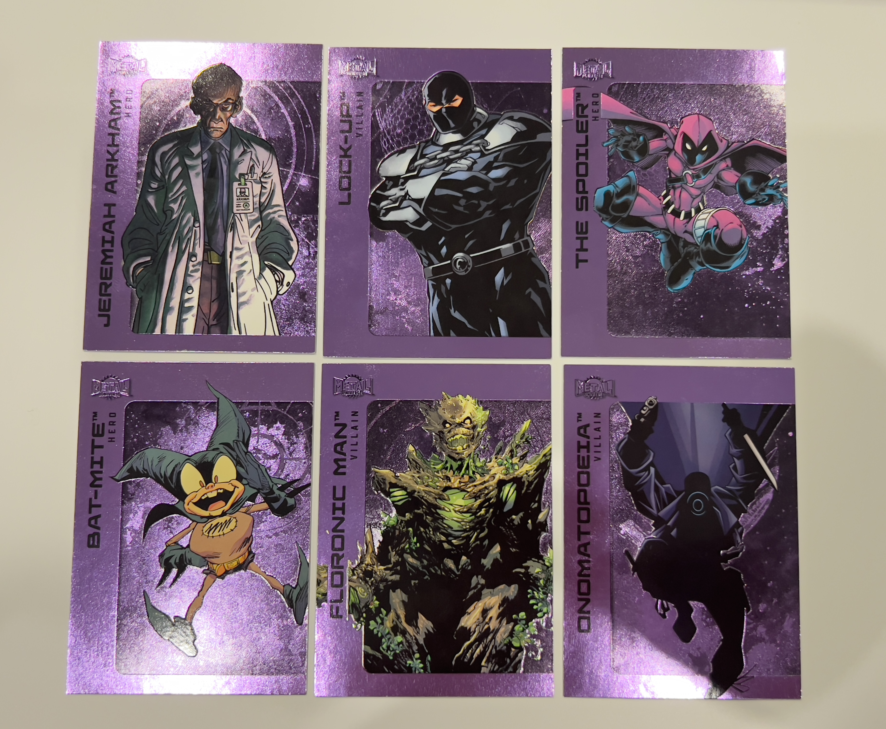 2025 Skybox Metal Universe Batman DC 蝙蝠侠 金属宇宙 紫平行 搅局者 蝙蝠螨(Bat-Mite)植物人 等