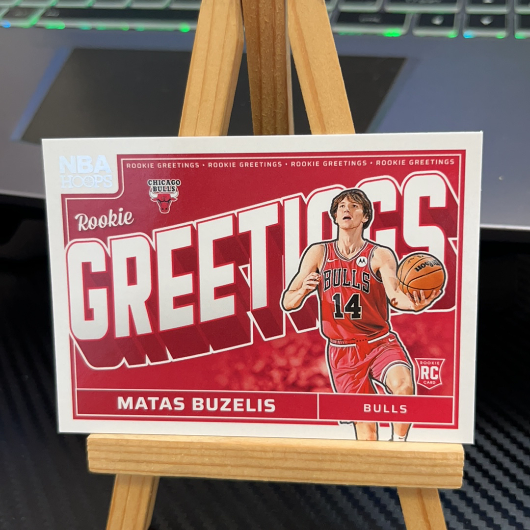 2024-25 Panini NBA Hoops Matas Buzelis RC 马塔斯 公牛 新秀 hoops系列 特卡 卡品如图 凑图必备 值得收藏!免费代卖!