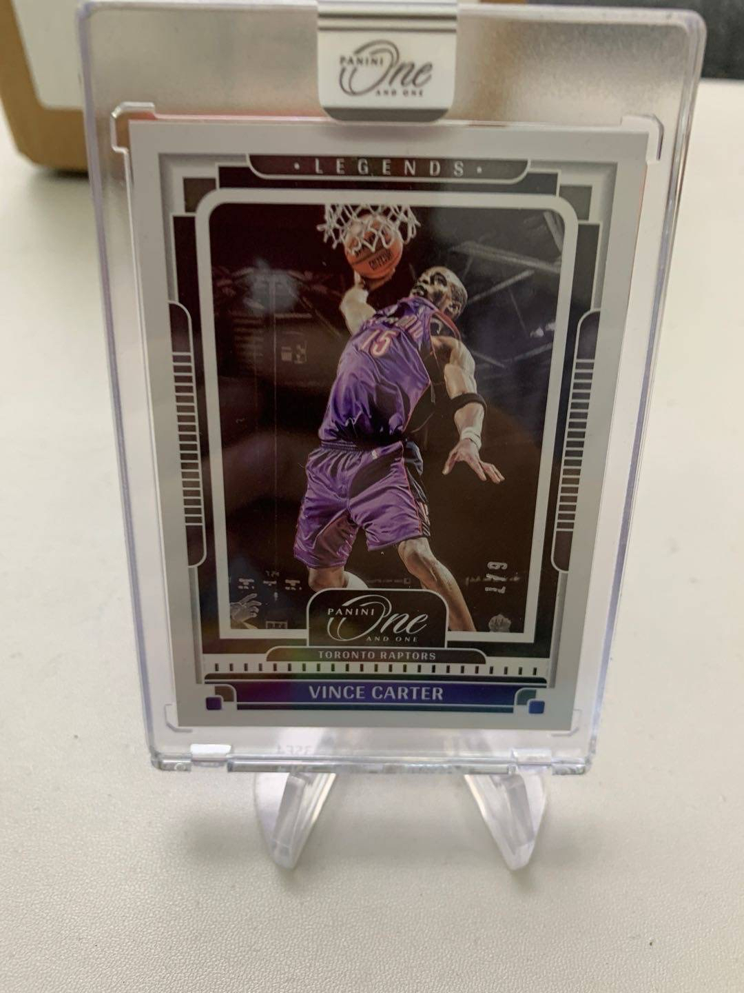 2024-25 Panini One and One Vince Carter 篮网 猛龙 加拿大飞人 文斯 卡特 /7编 超低编 白折 base 原封砖