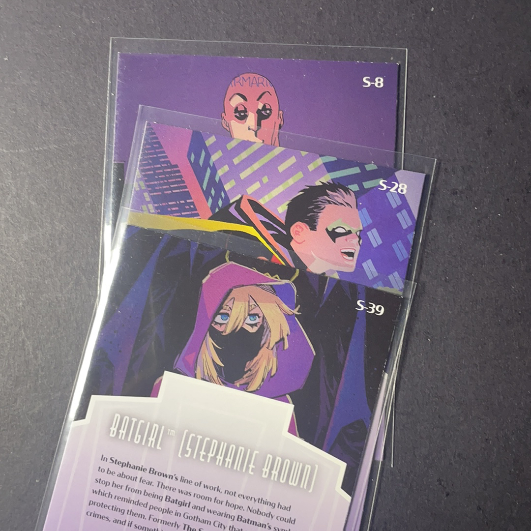 2025 SkyBox DC Universe Metal Batman 罗宾 日历人 蝙蝠女孩 Skybox精选折射特卡3张打包 2025 Skybox DC Metal元年蝙蝠侠系列