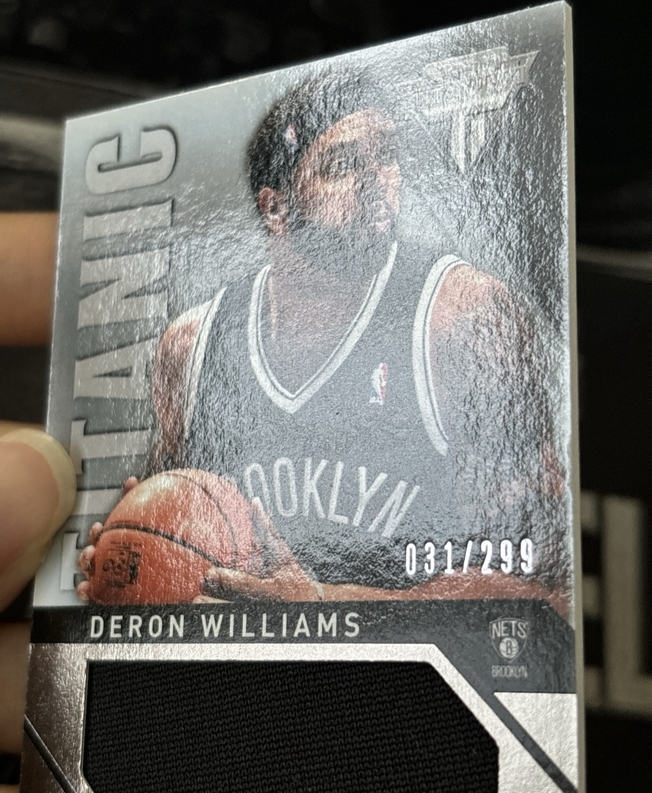 2013-14 Panini Titanium Deron Williams 《快乐卡舍接寄拍》篮网 德隆 威廉姆斯 031/299编 gw物料 瑕疵见图 投资收藏必备