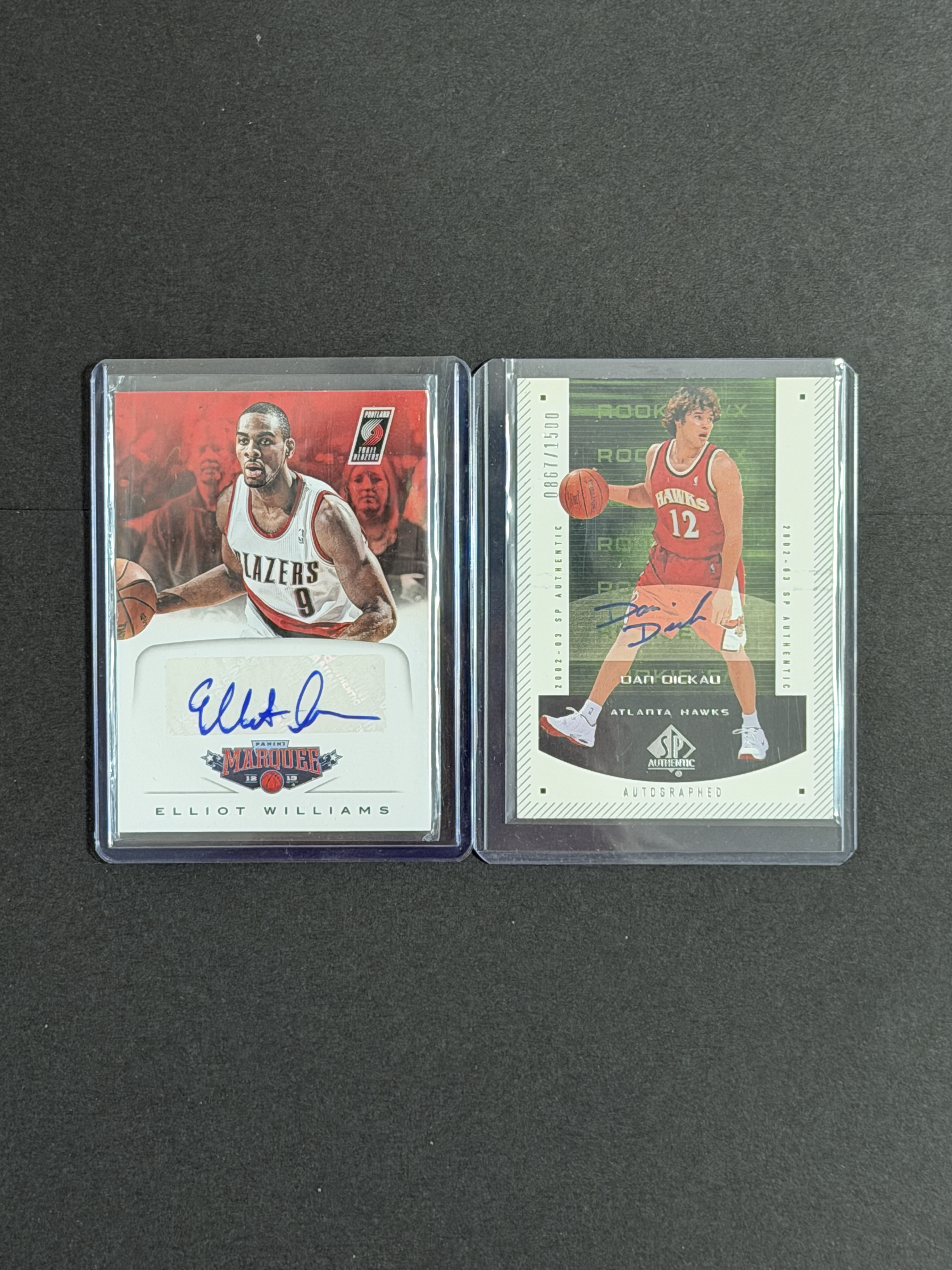 【圣兰拍卖 免手续费】2012-13 Panini 马奎系列 开拓者 埃里奥特 威廉姆斯 签字 UD 丹迪考 签字 1500编 RC 新秀签 Lots 不保卡品 /怪语