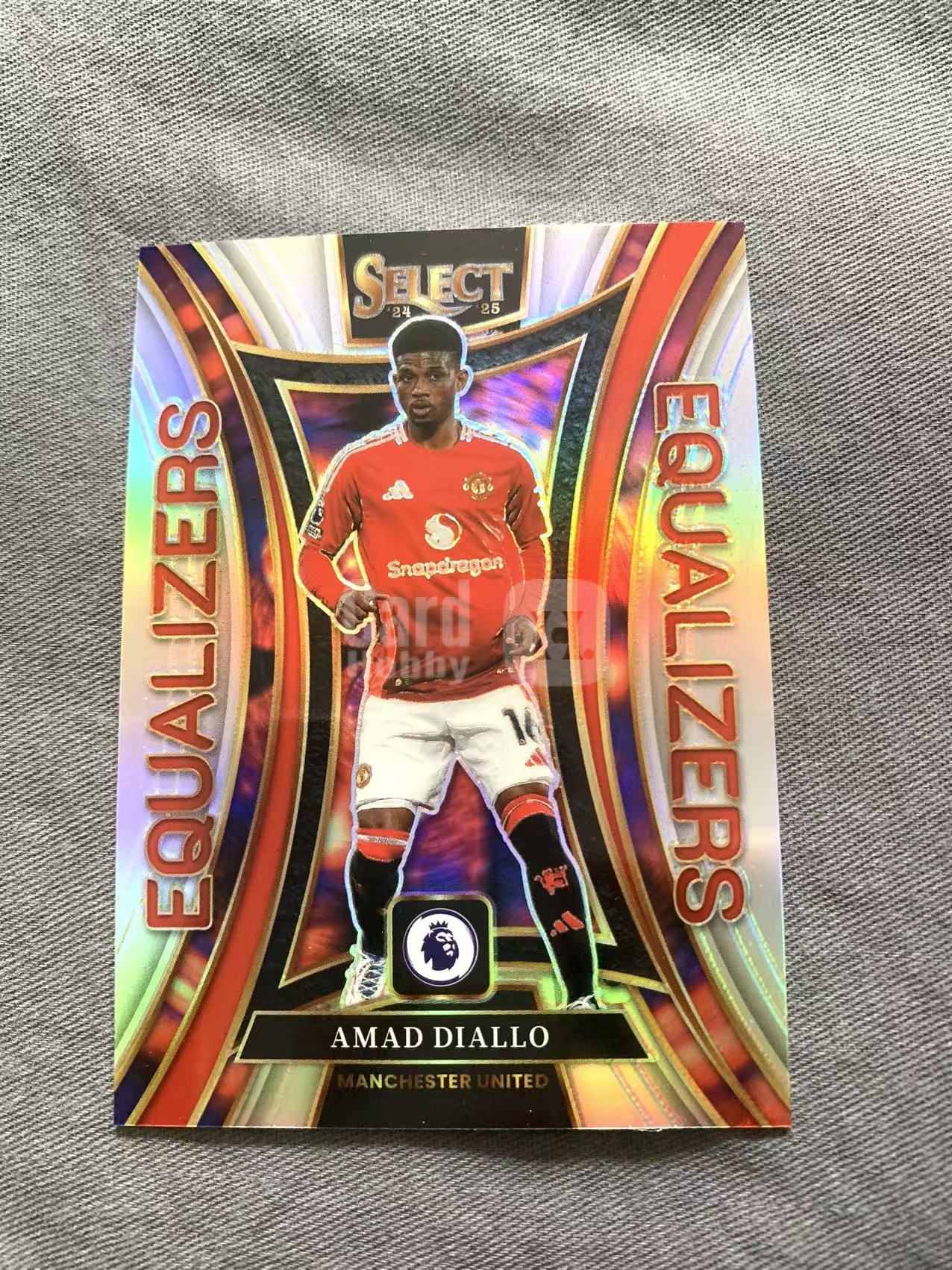 2024-25 Panini Select Amad Diallo 阿马德 迪亚洛 曼联 英超SE 银折 Equalizers 扳平者特卡 折射 维稳