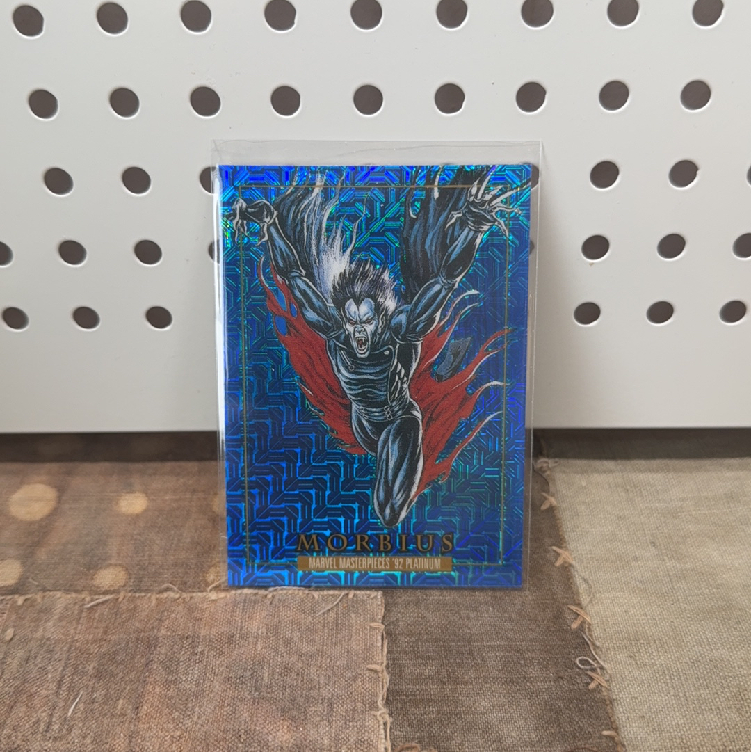 2024 SkyBox Marvel (MCU) 漫威 masterpieces 92 Platinum 92 白金 蓝Mojo折 1:12 莫比亚斯 Morbius