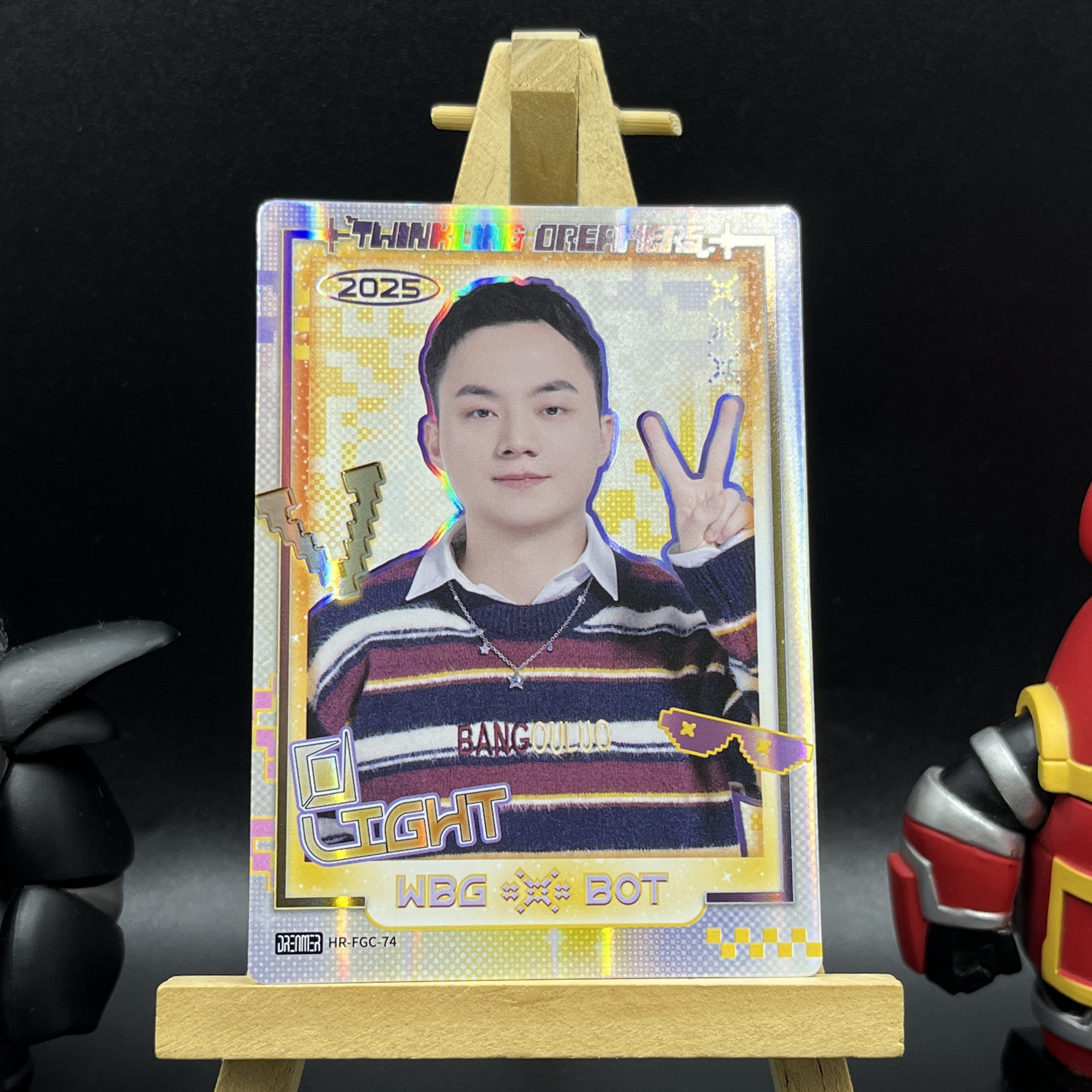 【KabuDa不累计】2025 Buffun 不凡玩品 英雄联盟 星火逐梦 LPL 选手卡 WBG Light 人生四格特卡 尧