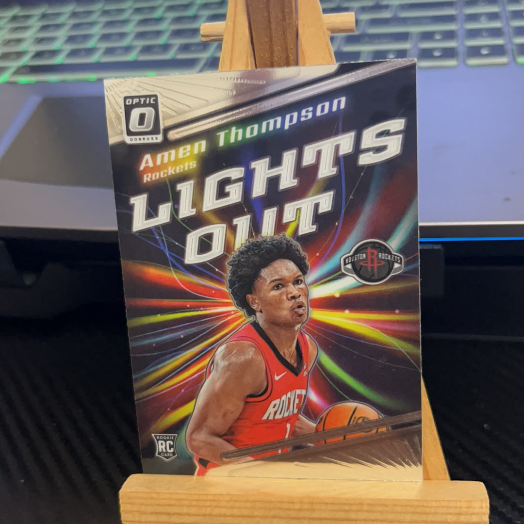 2023-24 Panini Donruss Amen Thompson RC 阿门 汤普森 火箭 新秀 特卡 optic系列 op 卡品如图 凑图必备 值得收藏!免费代卖!