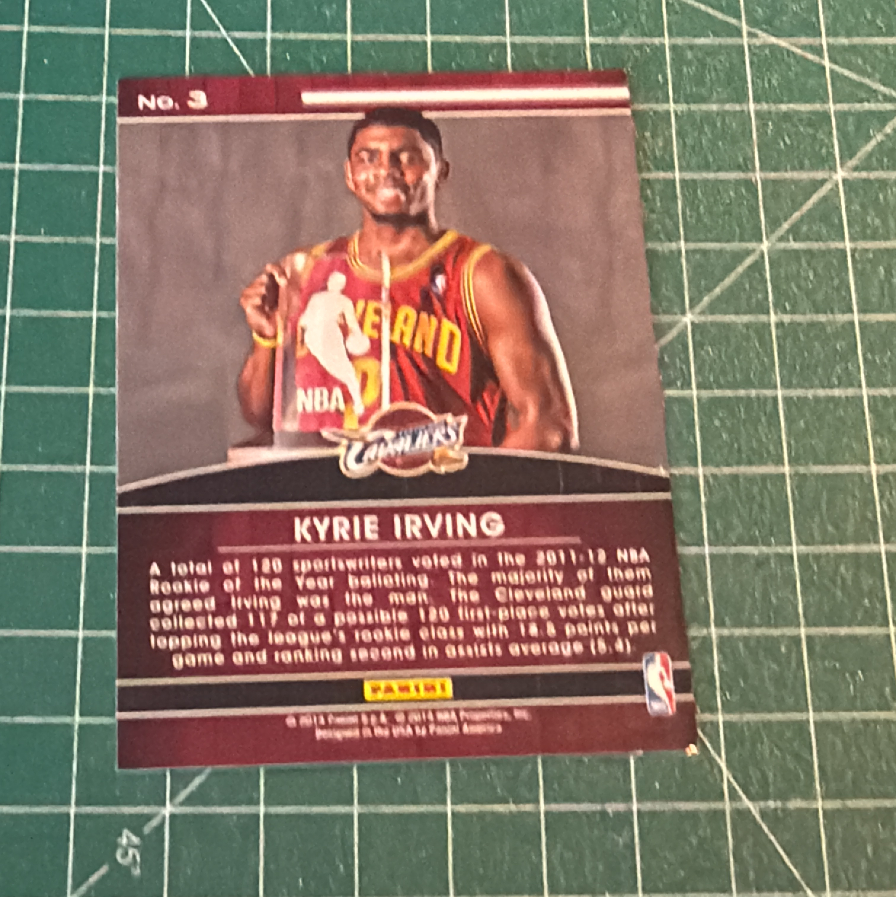 2014-15 Panini Americana Kyrie Irving S.p.a. 凯里欧文 2011-12最佳新秀 捧杯特卡 荣誉特卡 十年老卡 绝版卡 稀有大比例 收藏必备