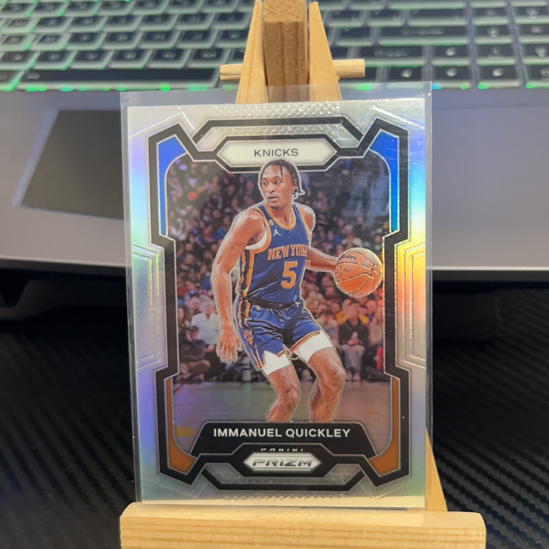 2023-24 Panini Prizm Immanuel Quickley 奎克利 尼克斯 银折 折射 prizm系列 pz 卡品如图 凑图必备 值得收藏!免费代卖!