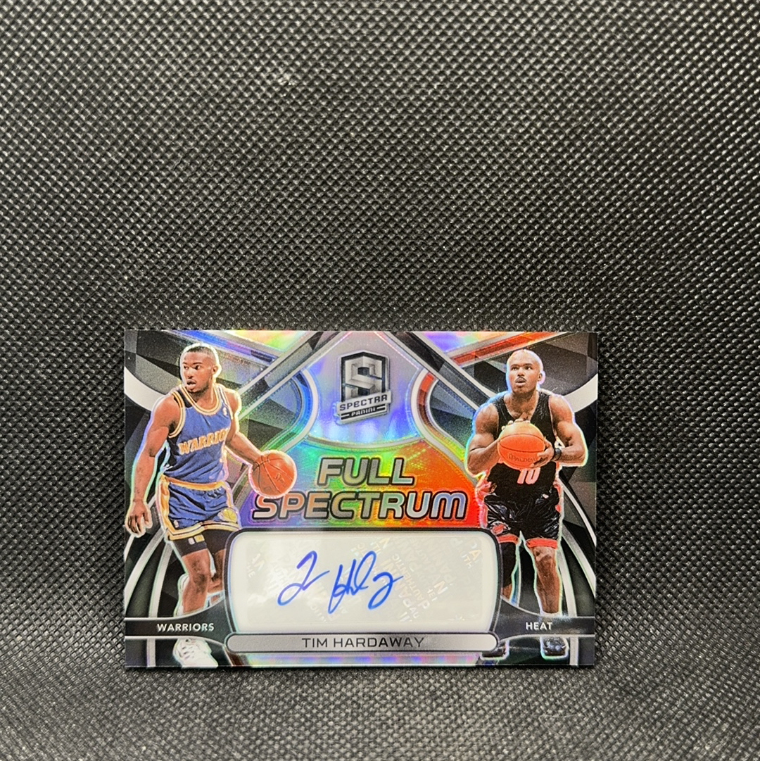 【Roseee代卖】2021-22 Panini Spectra Tim Hardaway 光谱 勇士 热火 蒂姆 哈达威 99编 签字 折射 前世今生 jeff