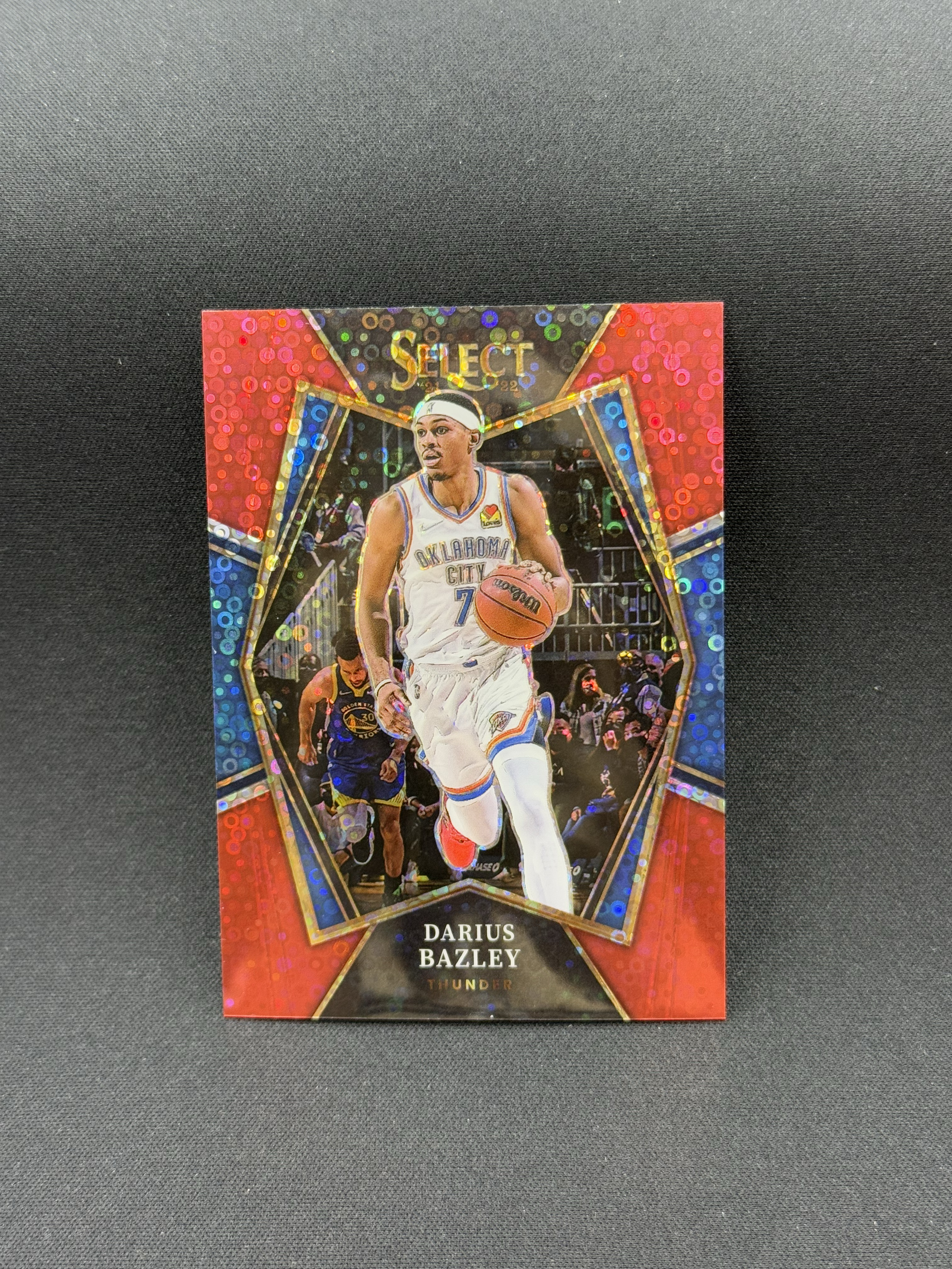 2021-22 Panini Select Darius Bazley 【小贝代拍】NBA Select 雷霆 达柳斯 贝兹利 二阶 红泡泡折 49编 卡品如图 拍前看描述 HCT