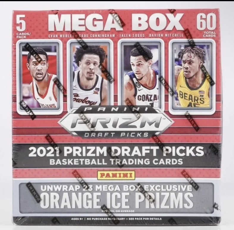 2021 Panini Prizm Draft Picks 大学 mega  Basketball 单盒 
