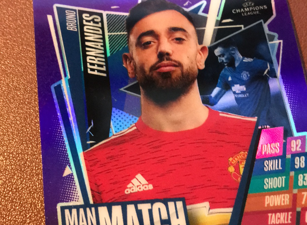 2021-22 Topps Match Attax Bruno Fernandes B费 299编 罕见 卡品如图 一天一快递不累计B432