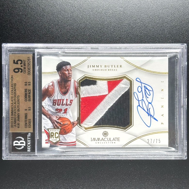 2012-13 Panini Immaculate Jimmy Butler RC 巴特勒 75编RPA BGS9.5签字10 金标评级 新秀 ...