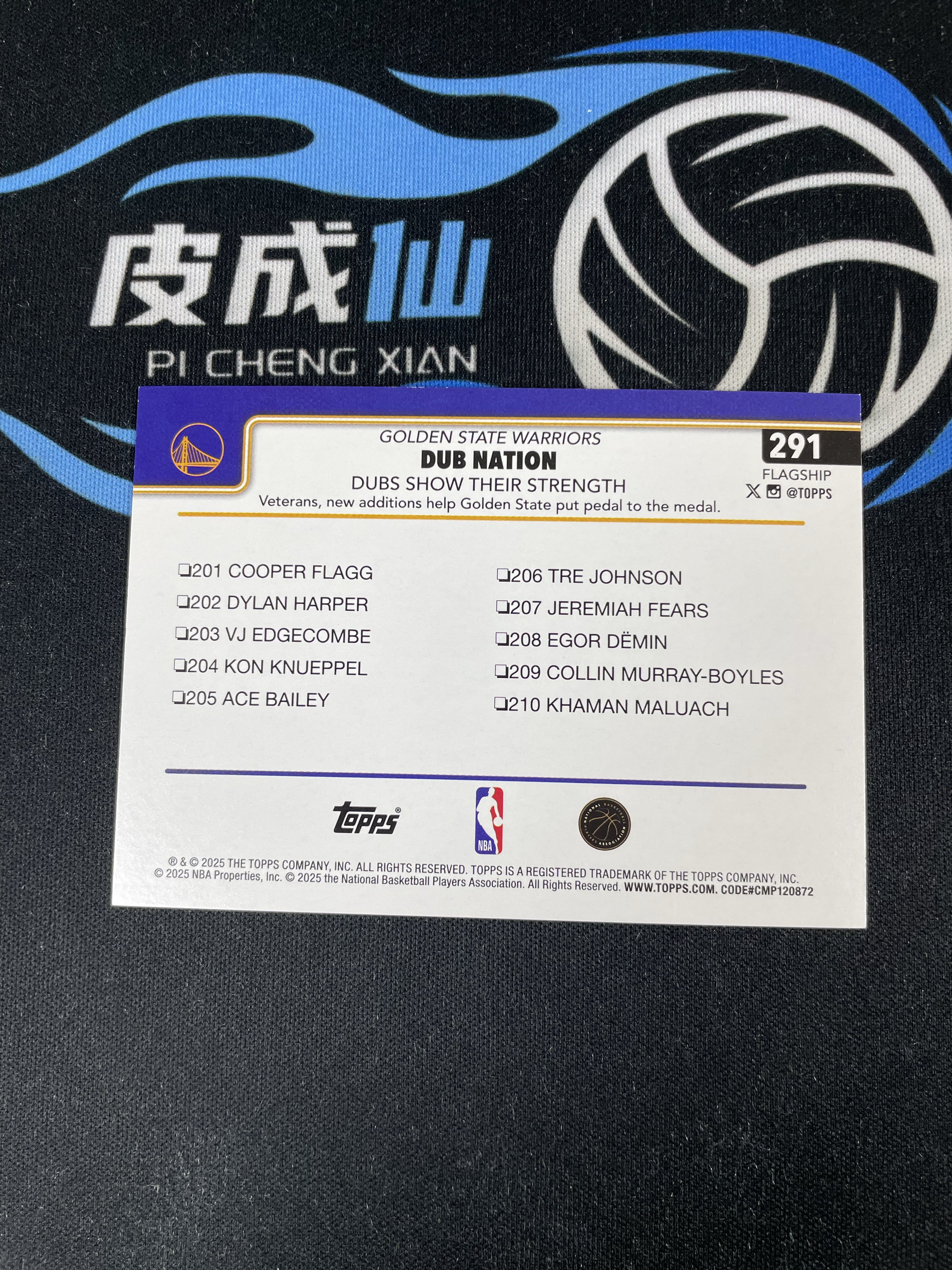 【皮成仙拍卖 统一手续费6%】 2025 TOPPS 勇士 斯蒂芬库里 追梦格林 蓝闪折射 特卡 凑套必备 值得收藏【只发顺丰】IFYOU11.7