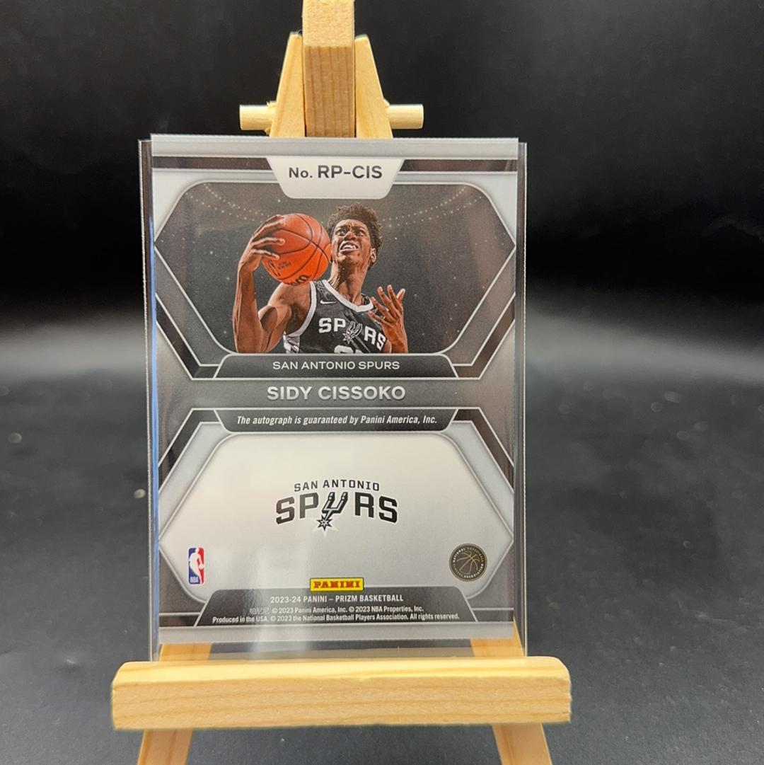 【Roseee代卖】2023-24 Panini Prizm Sidy Cissoko RC PZ 西迪 西索科 马刺队 新秀 PENMANSHIP签 签字 贴签 青